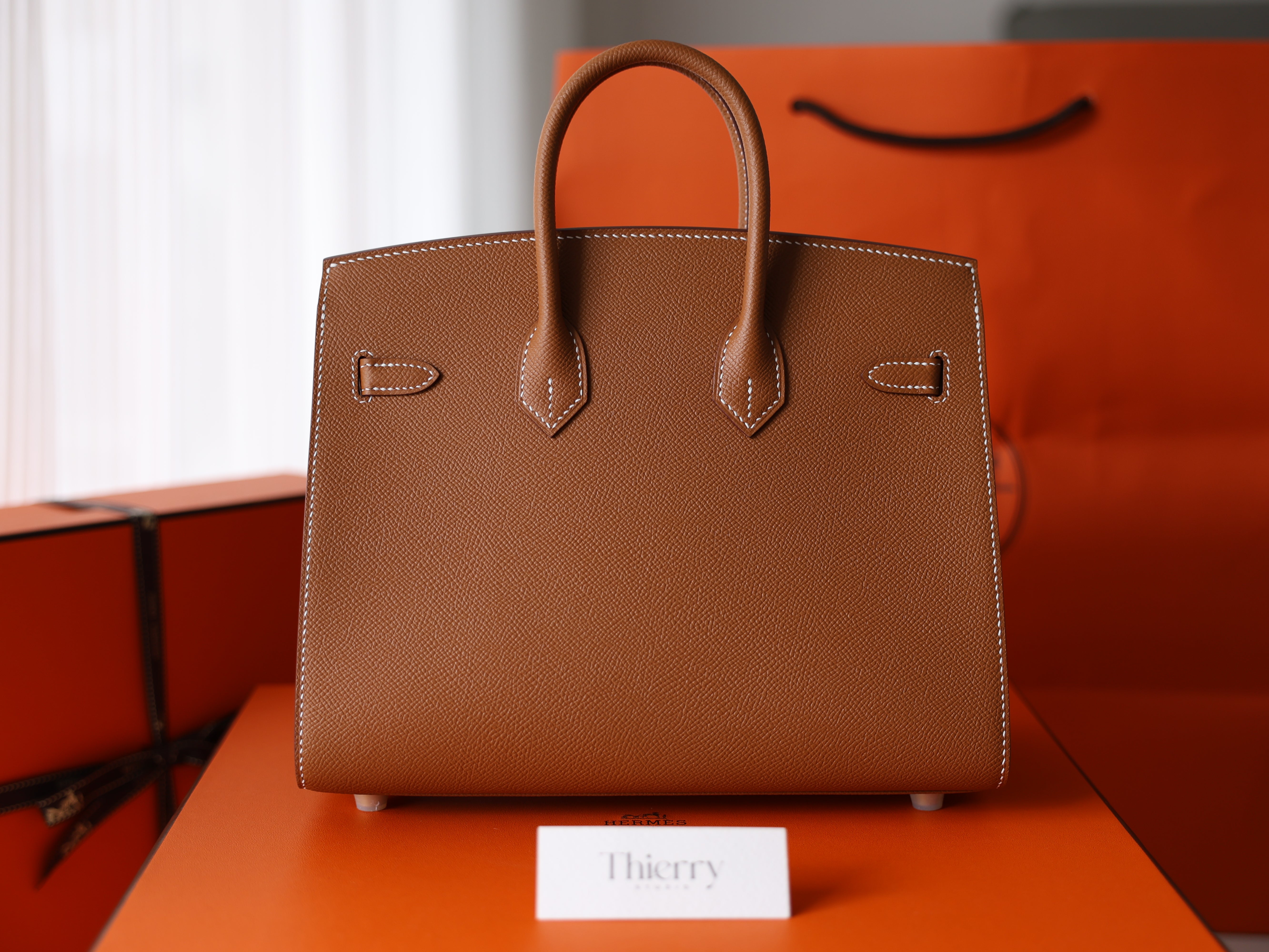 Birkin 25 epsom sellier gold GHW