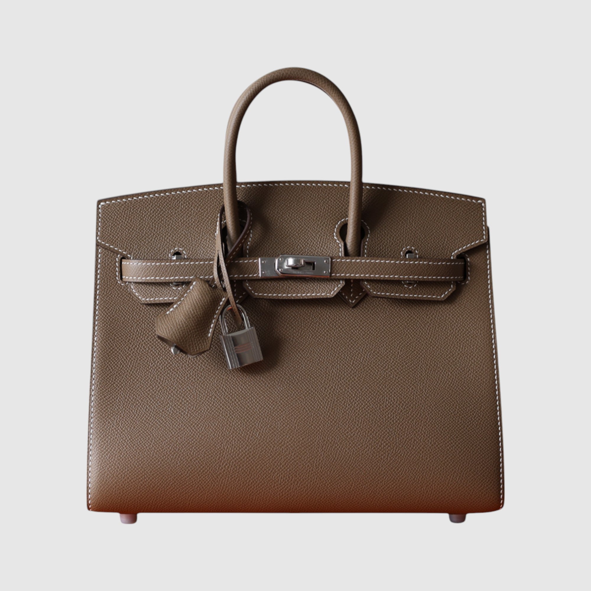 Birkin 25 epsom sellier etoupe PHW