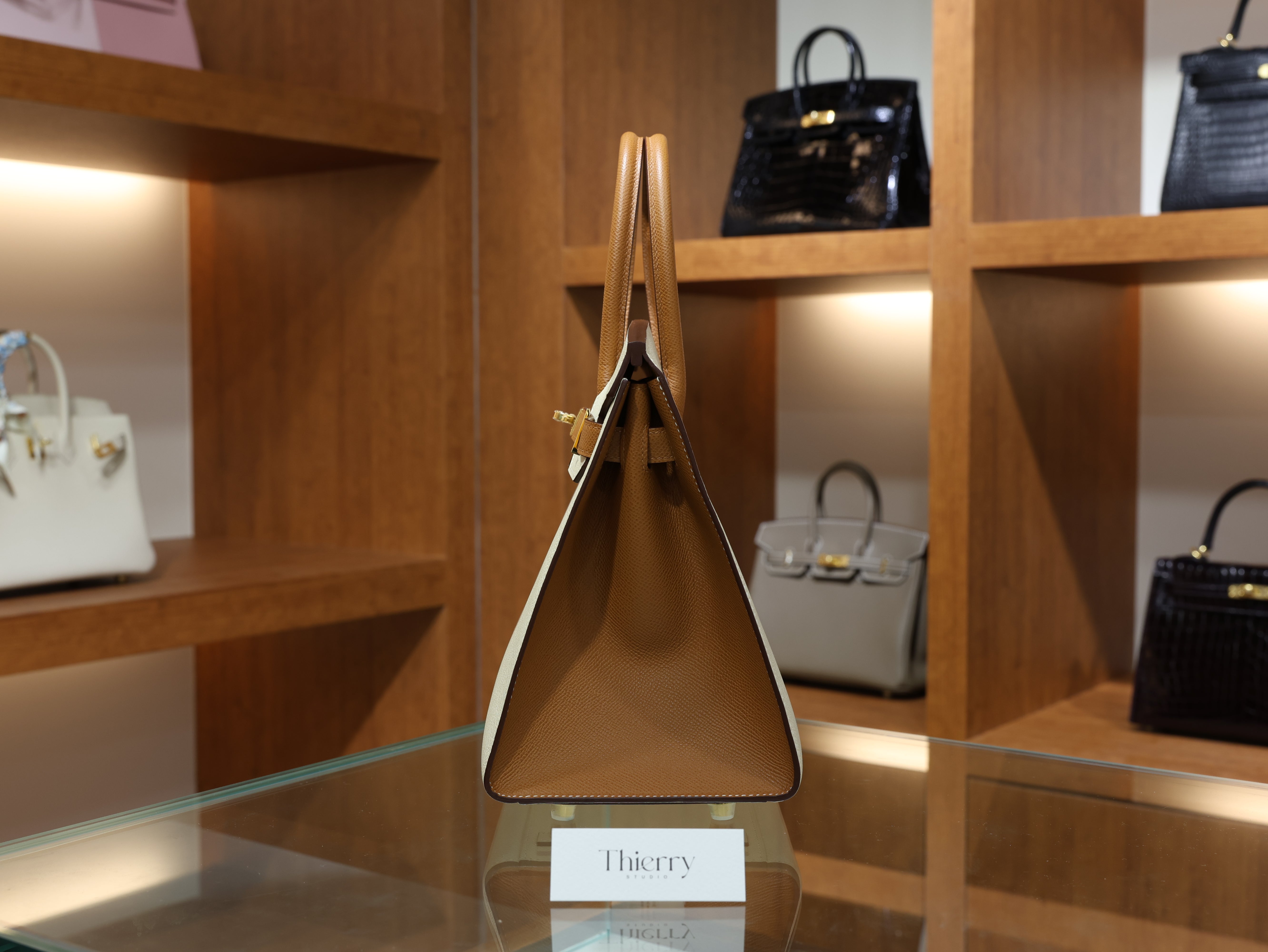 Birkin 30 epsom sellier craie gold GHW (HSS)