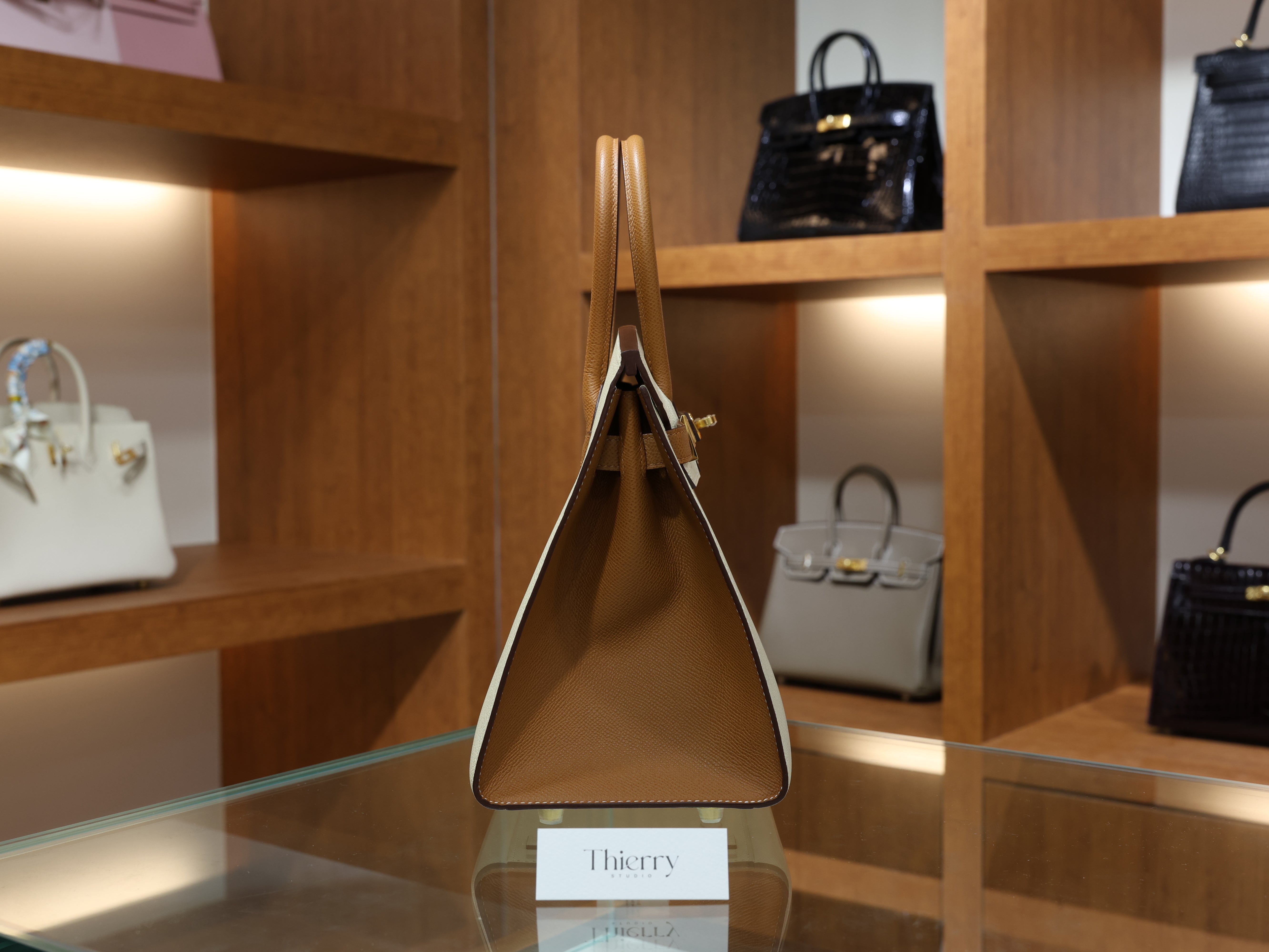 Birkin 30 epsom sellier craie gold GHW (HSS)