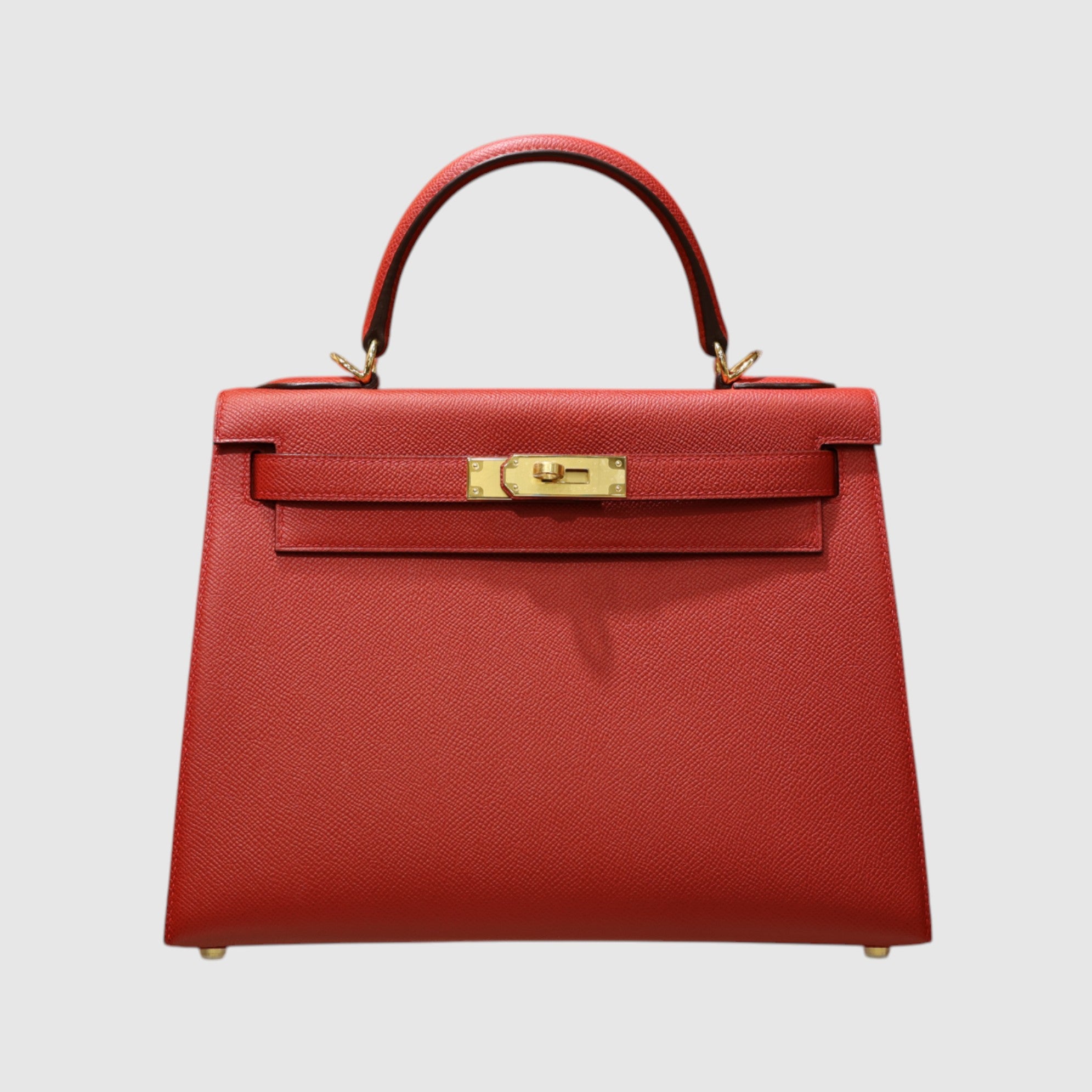 Kelly 28 epsom Rouge Casaque GHW