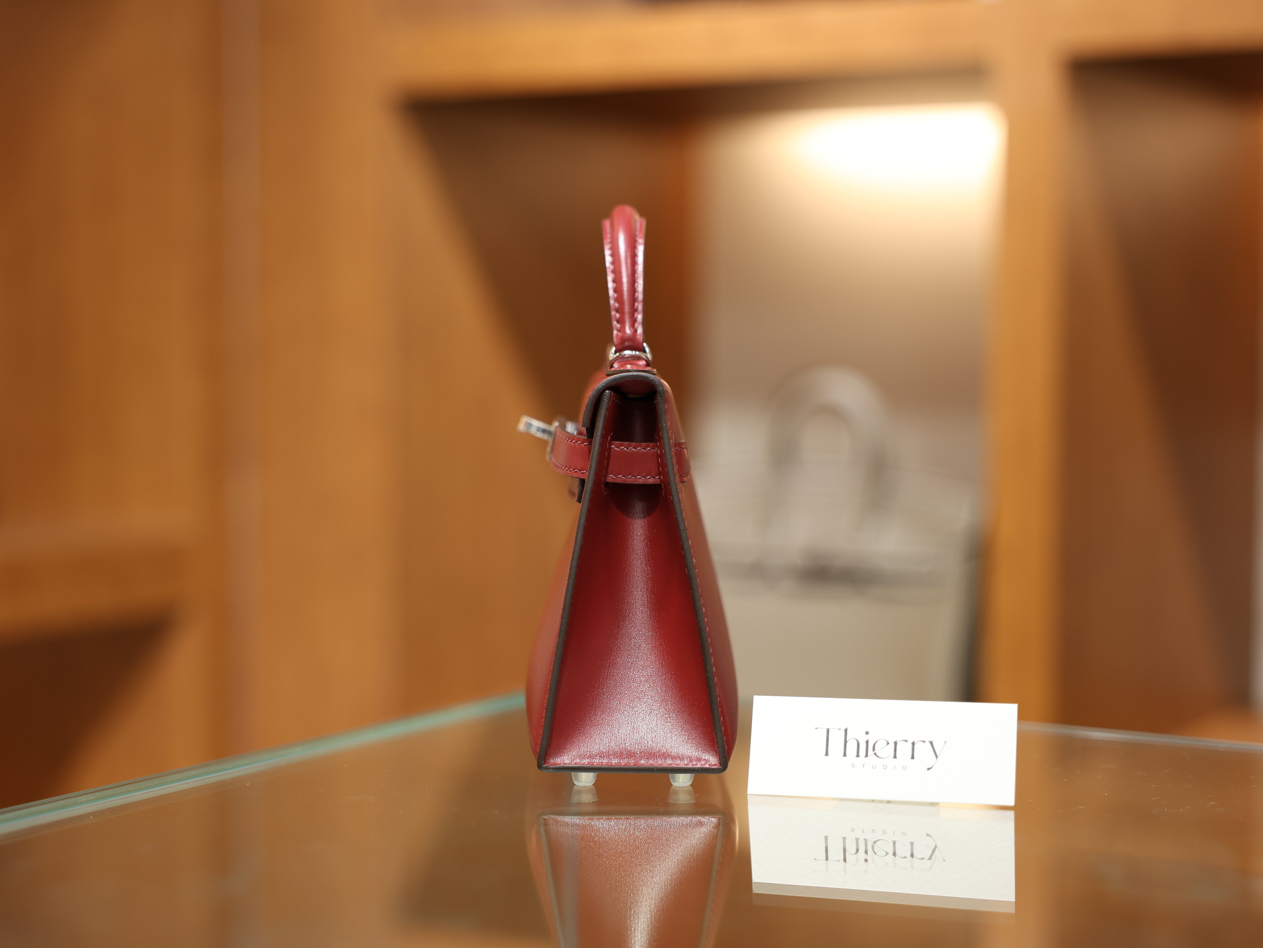 Kelly mini 2 box rouge H PHW