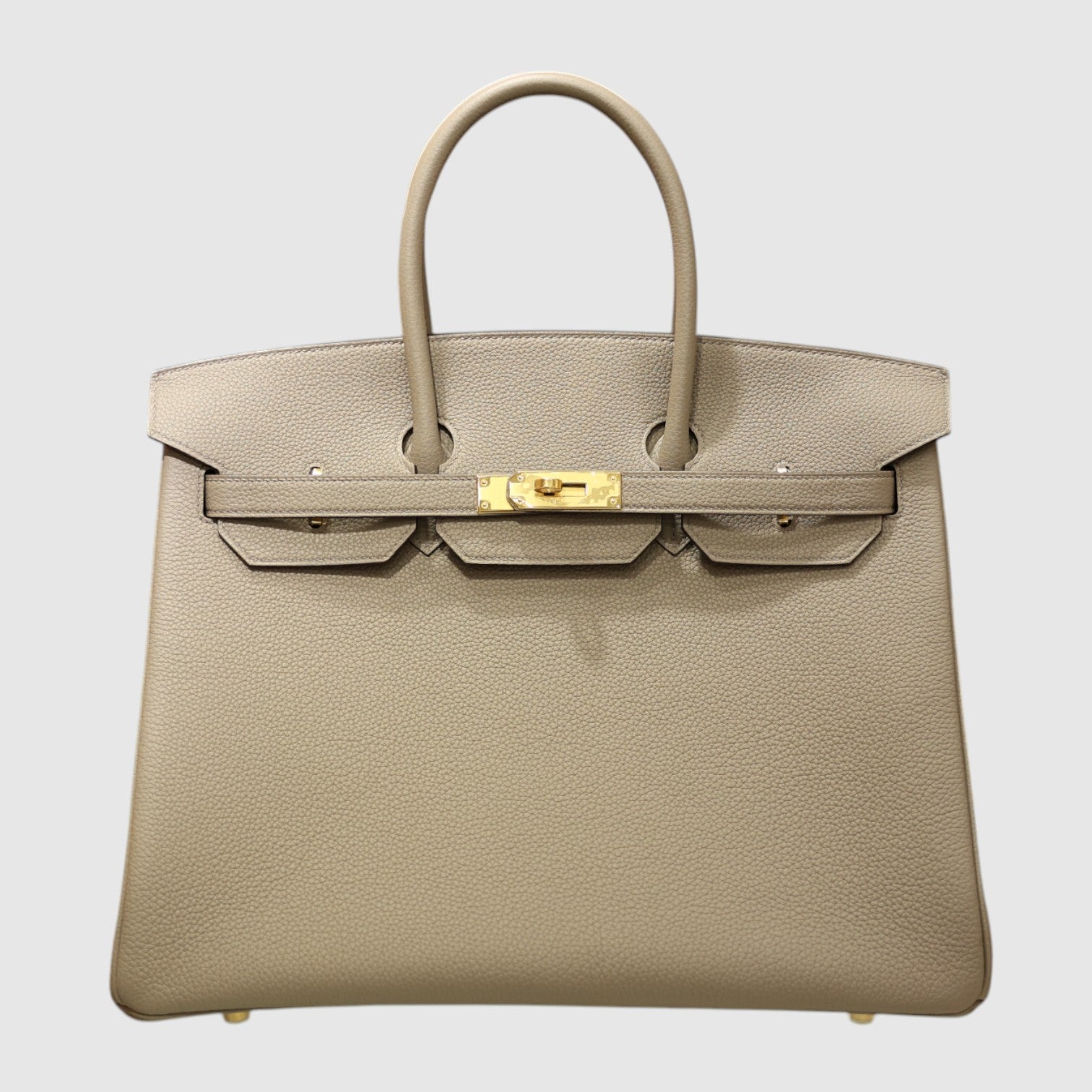 Birkin 35 togo gris asphalt GHW