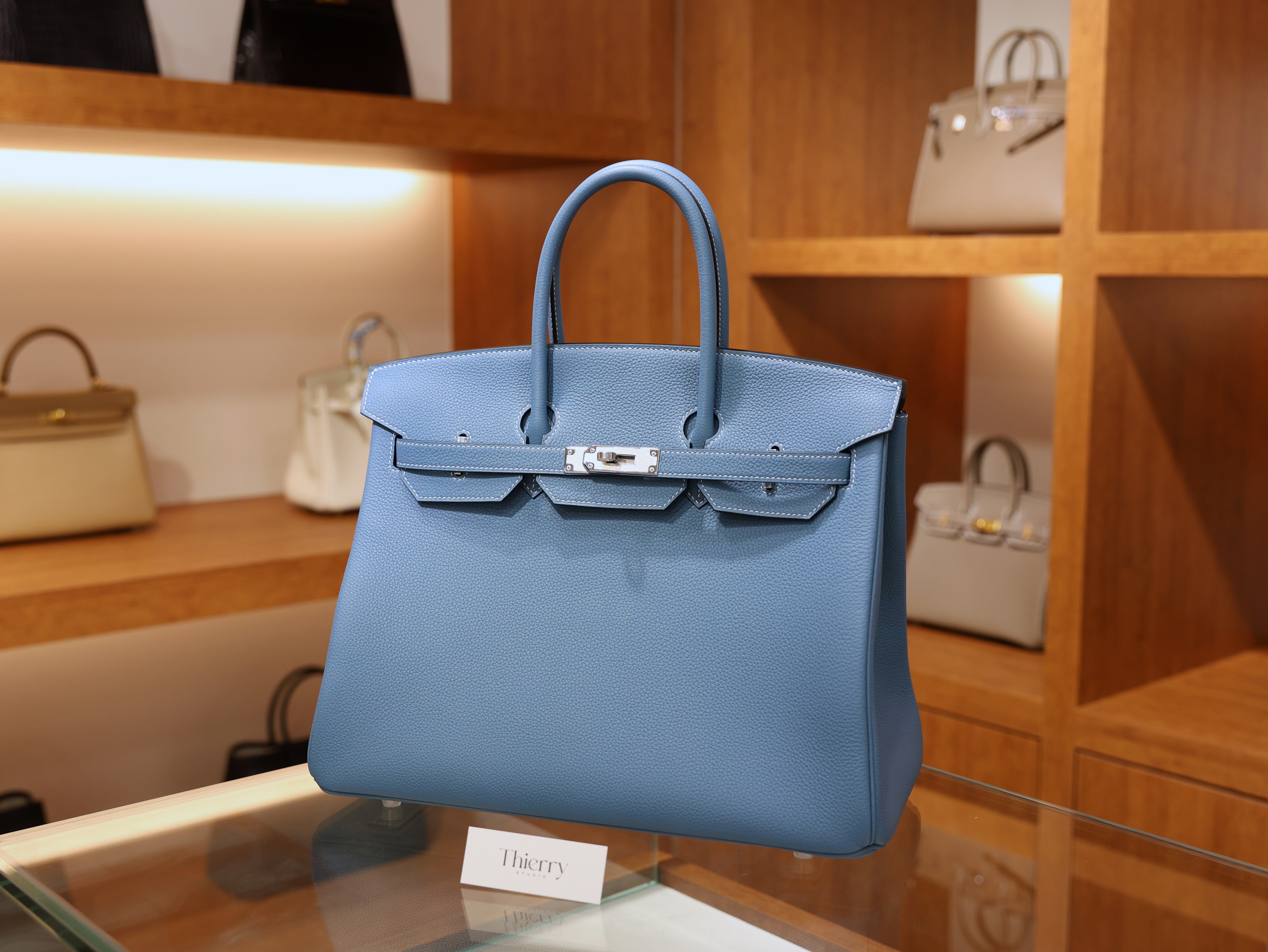 Birkin 35 togo blue jean PHW