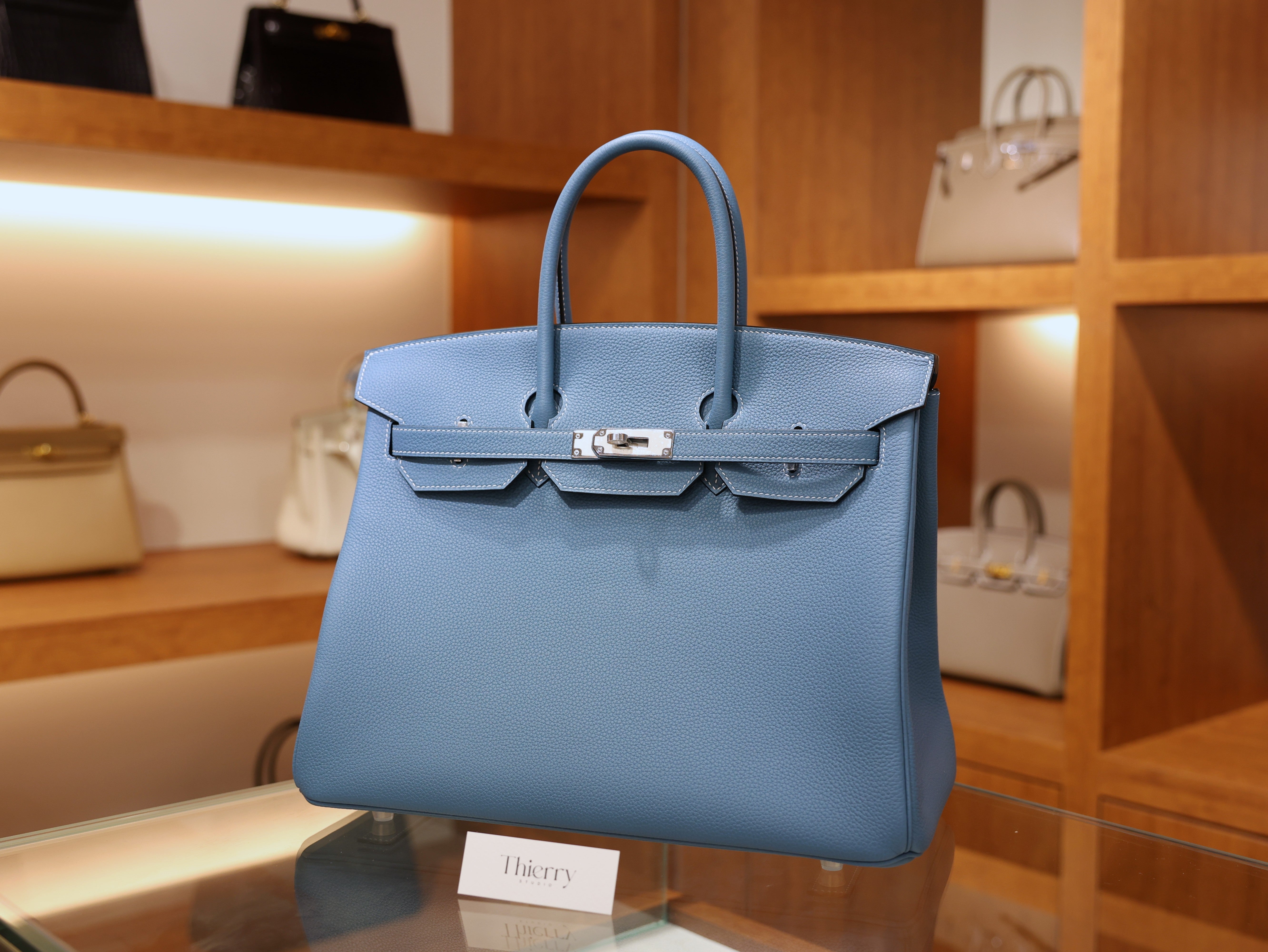 Birkin 35 togo blue jean PHW