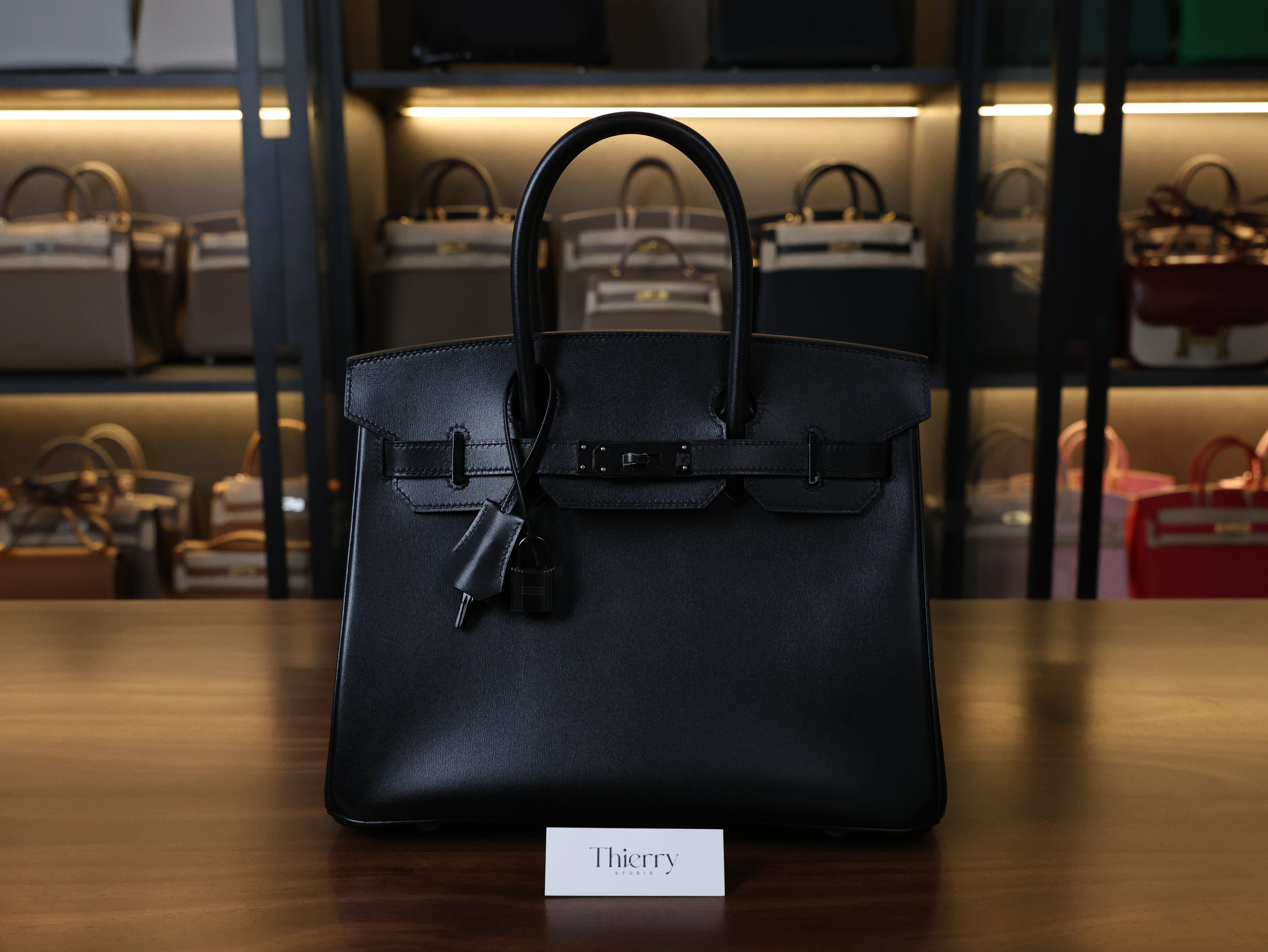 Birkin 30 box SO BLACK