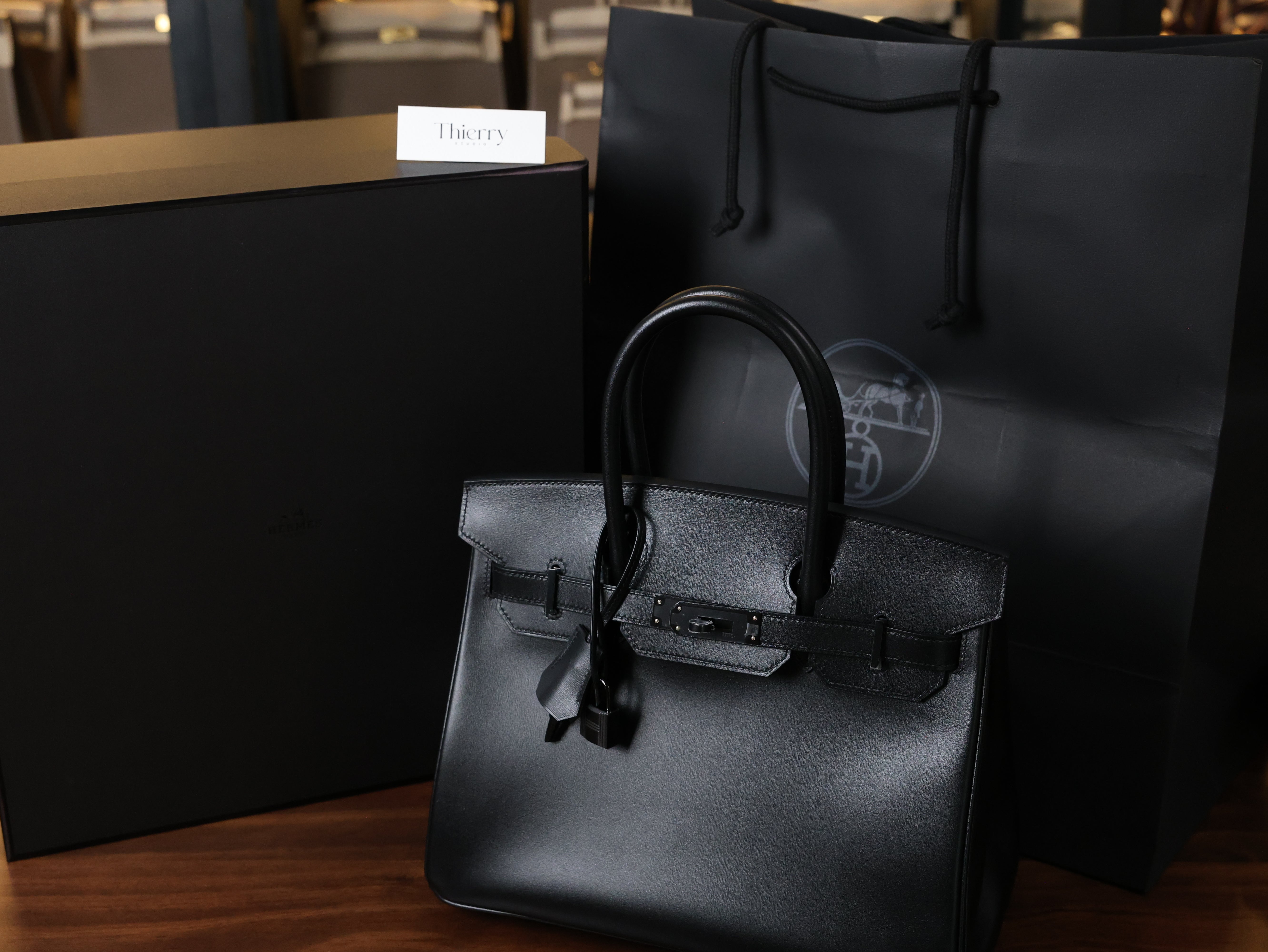 Birkin 30 box SO BLACK