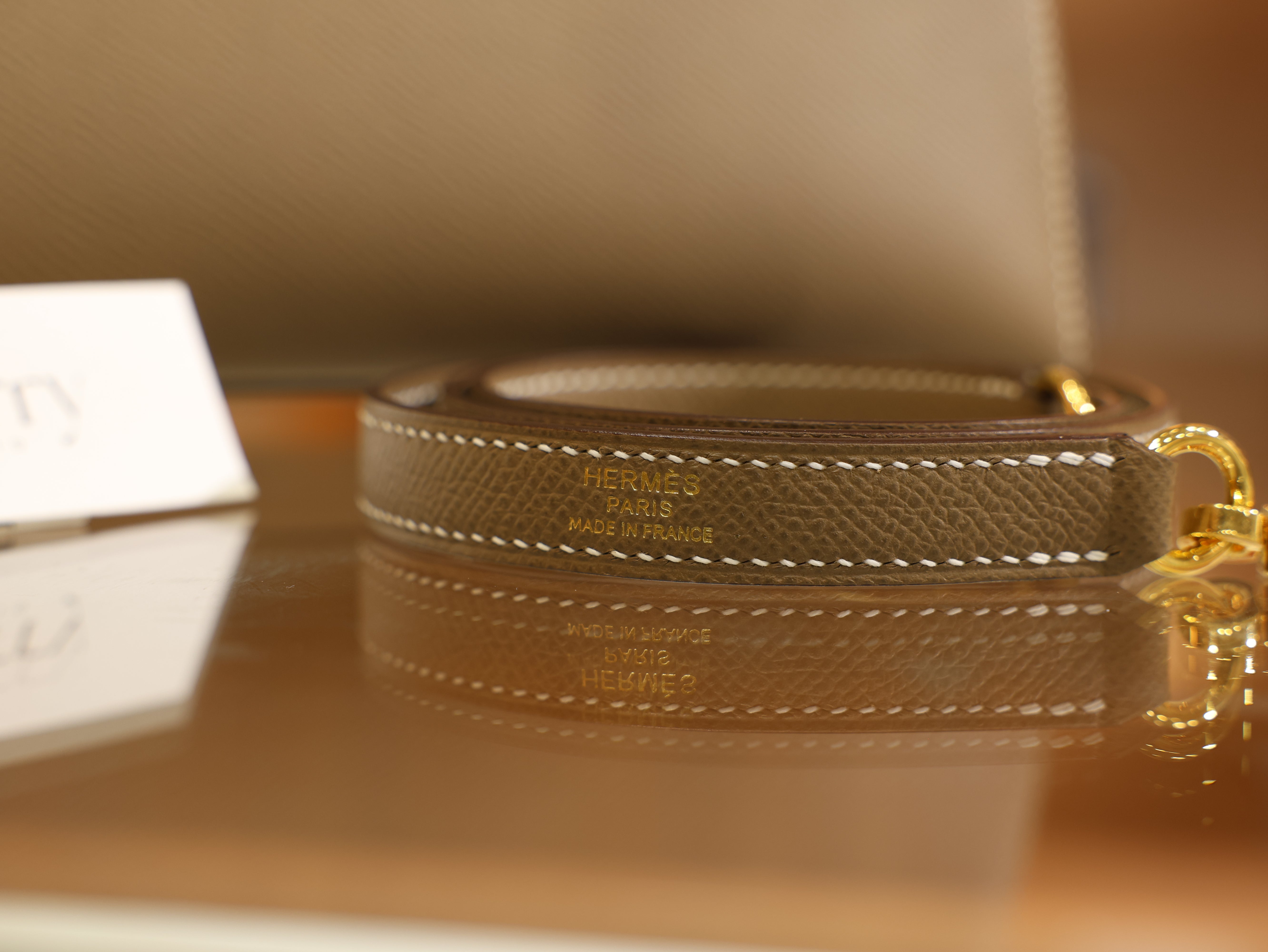 Kelly 28 epsom etoupe GHW