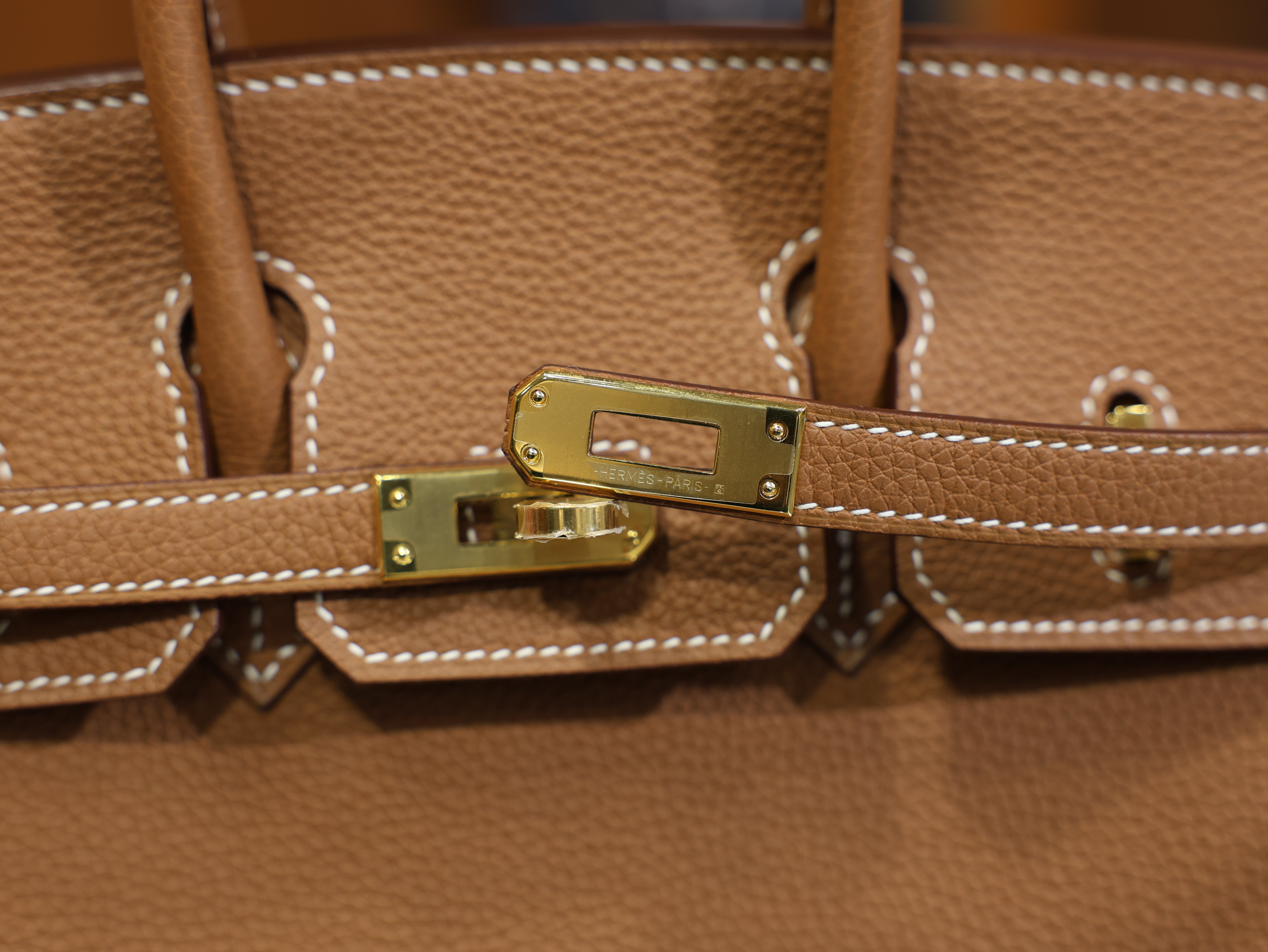 Birkin 25 togo gold GHW