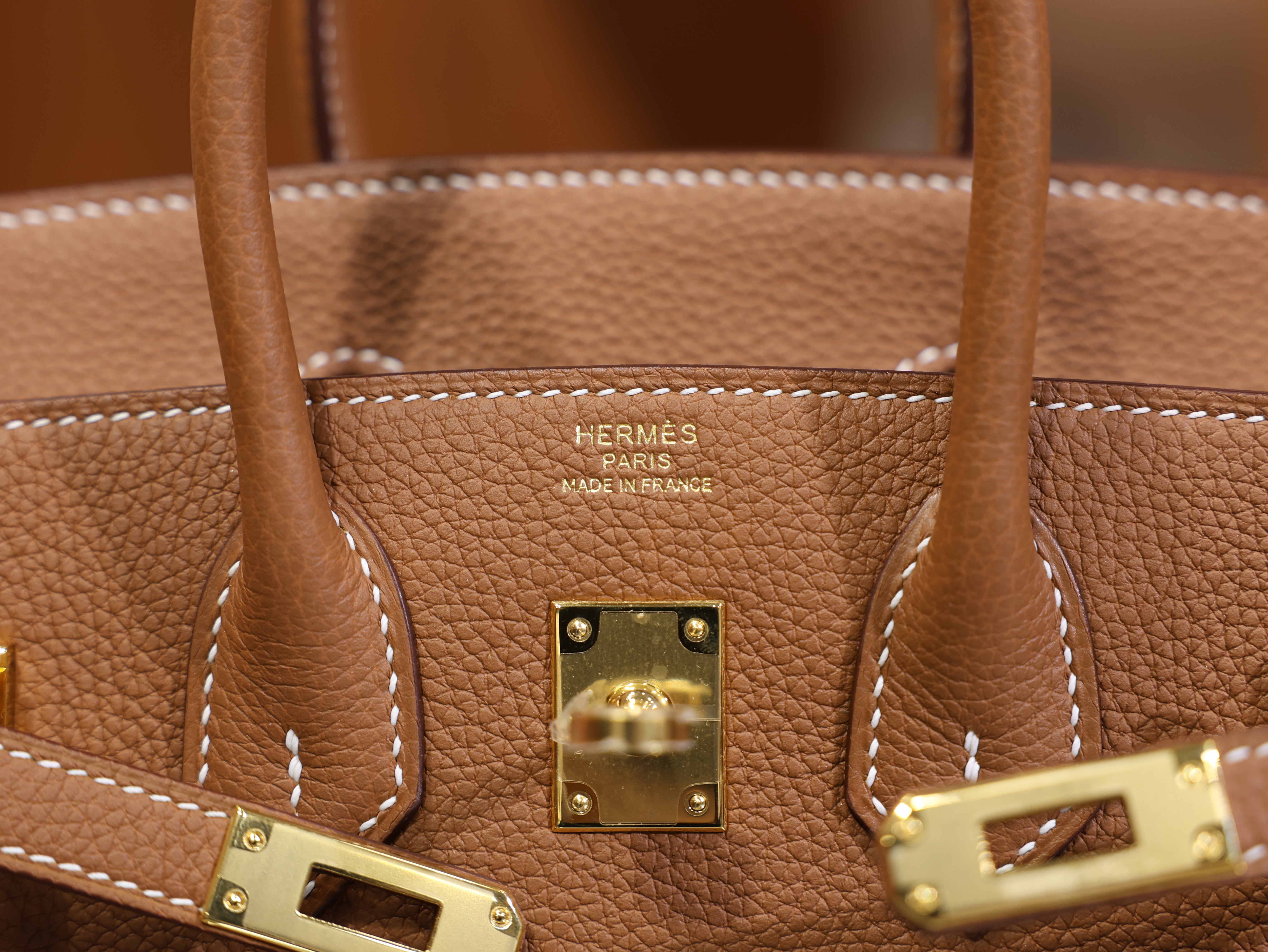 Birkin 25 togo gold GHW