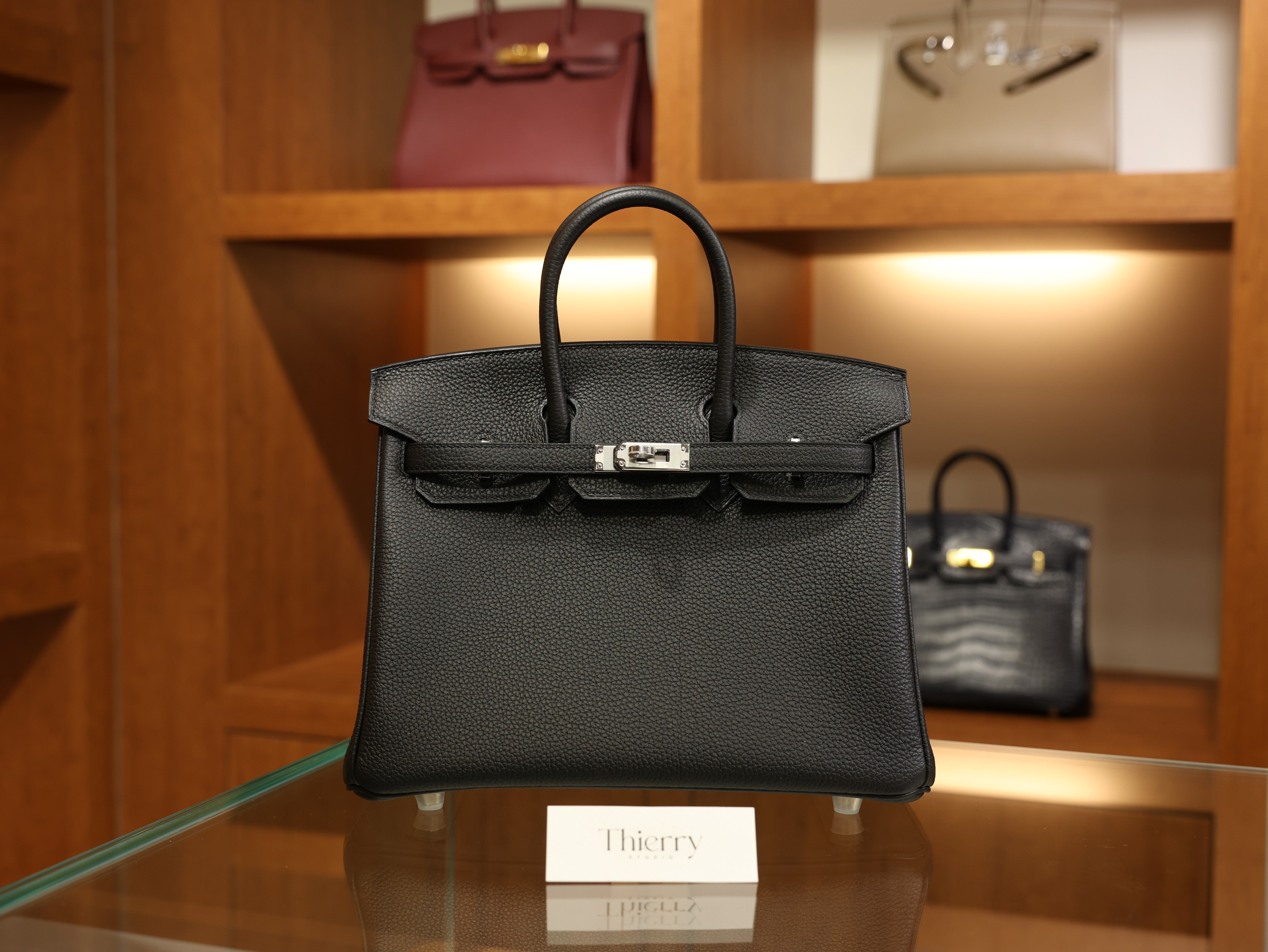 Birkin 25 togo black PHW