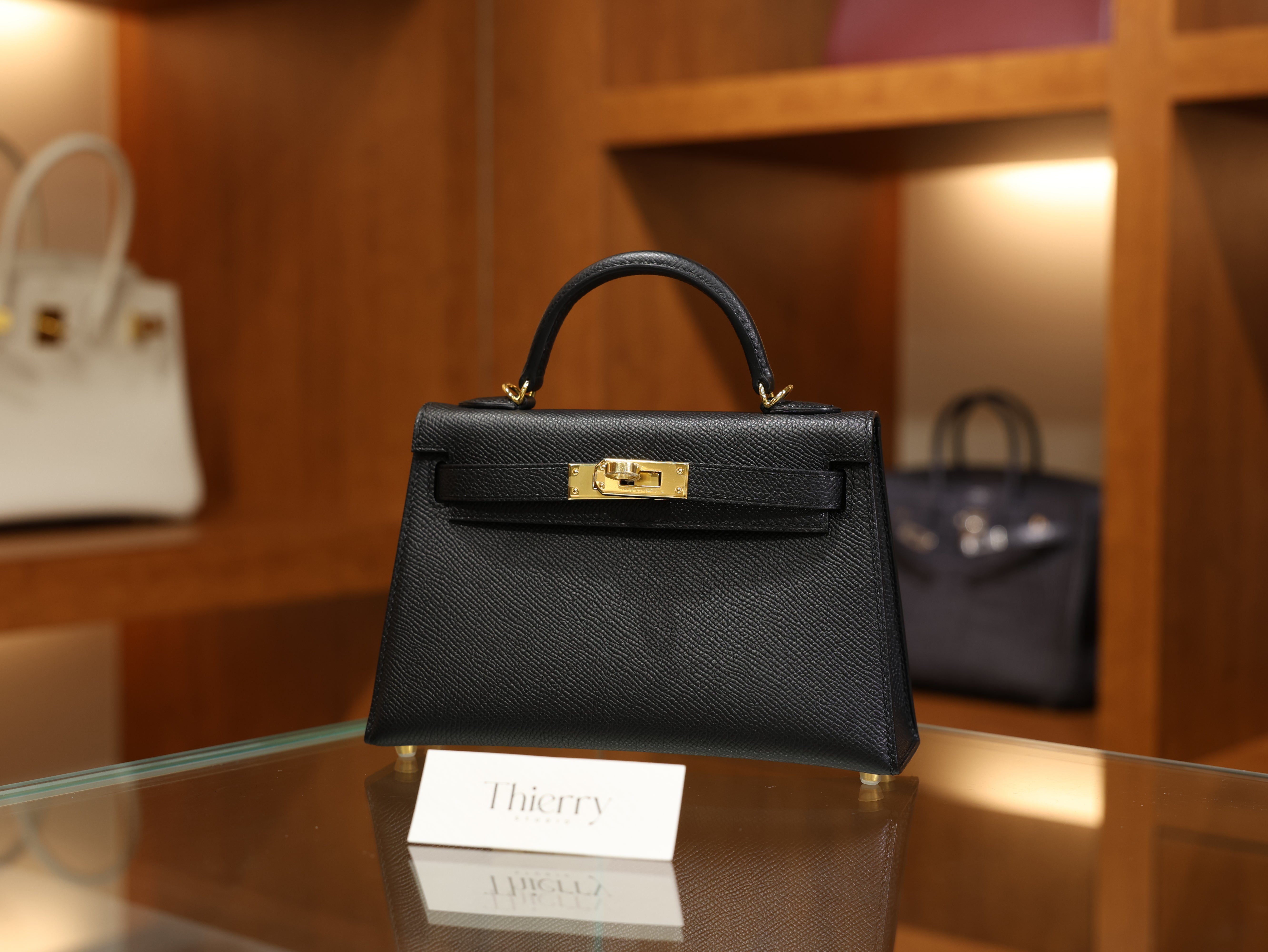 Kelly mini 2 epsom black GHW