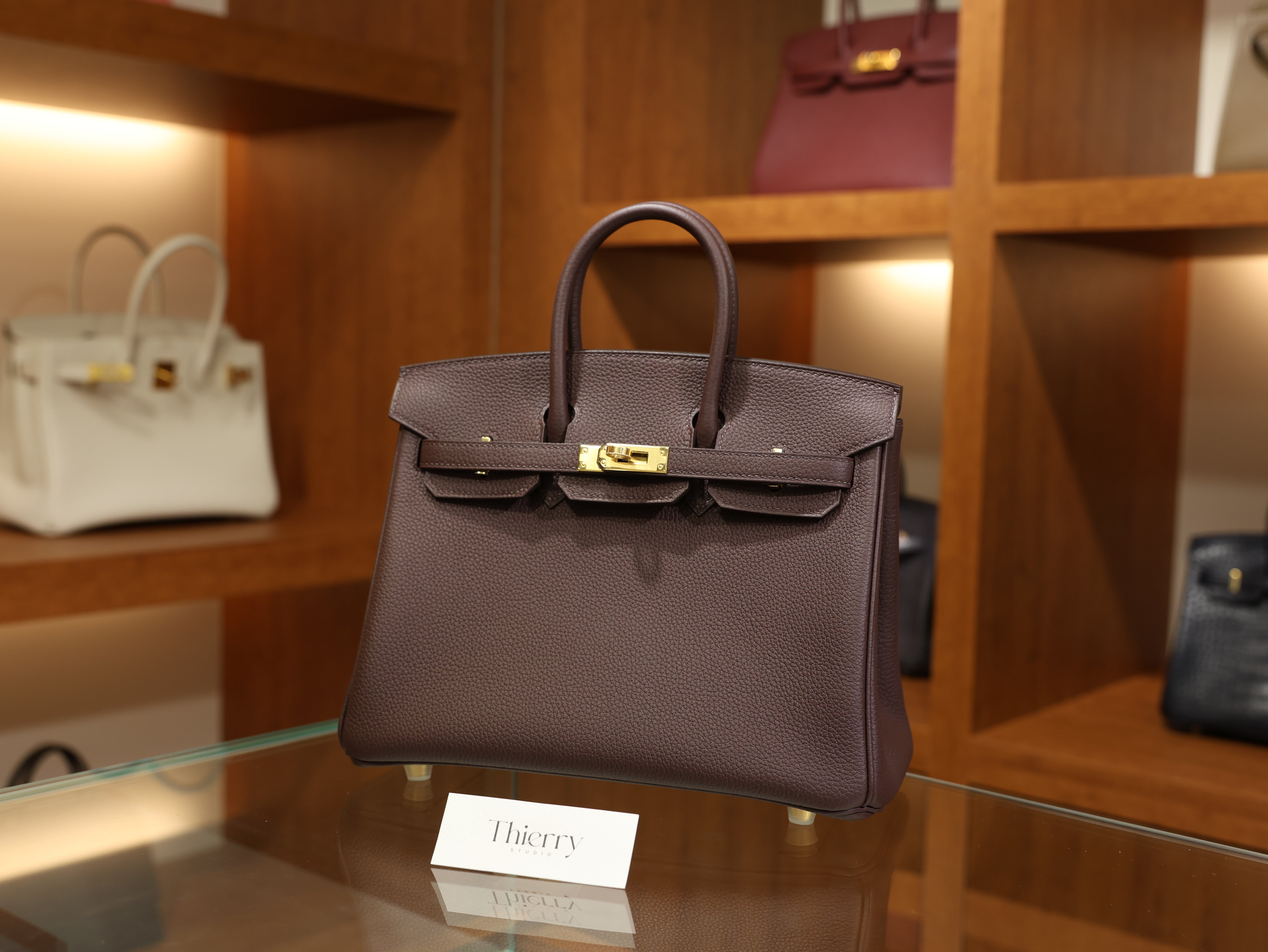 Birkin 25 togo rouge sellier GHW