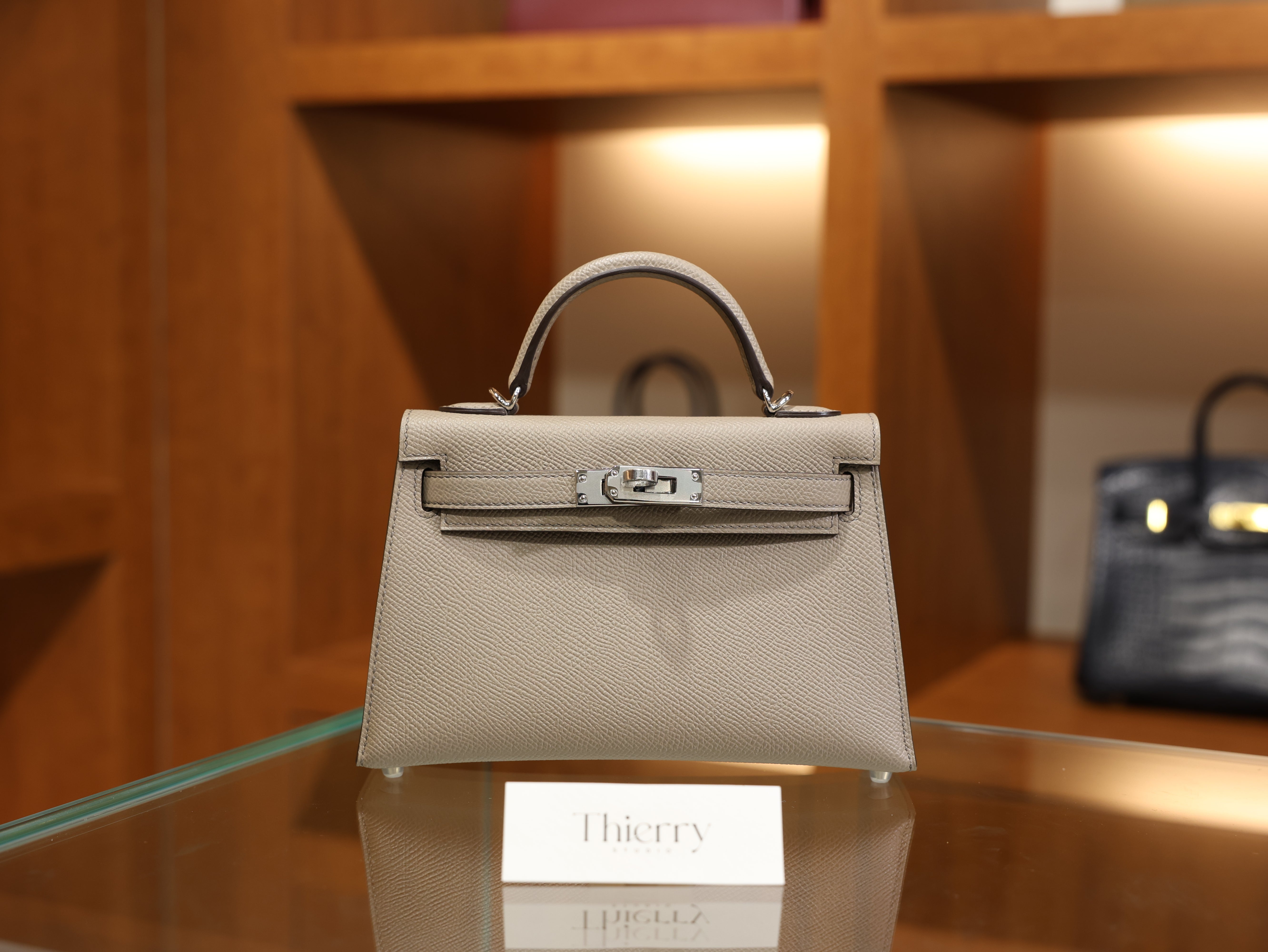 Kelly mini 2 epsom gris asphalt PHW