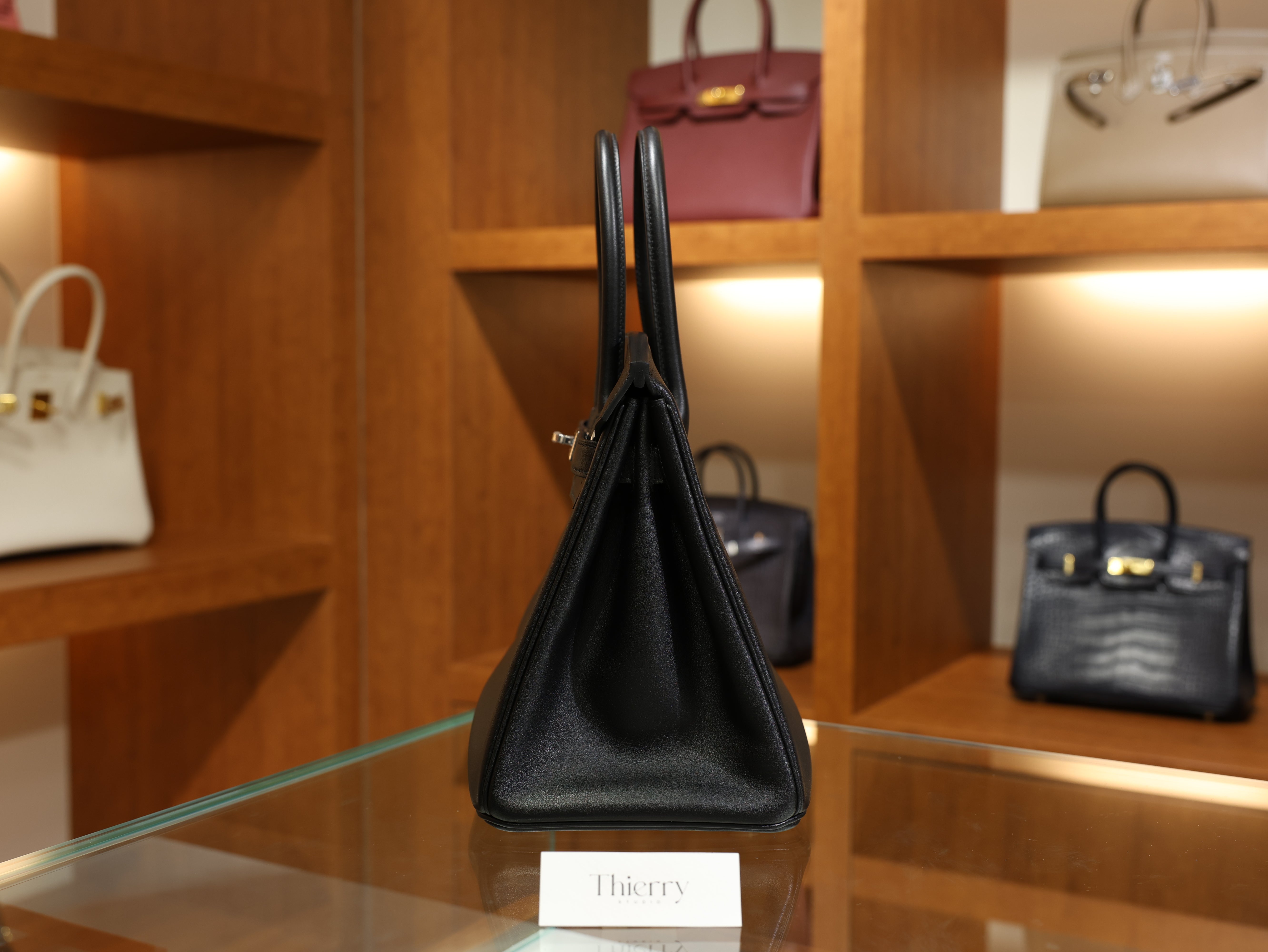 Birkin 30 swift black PHW