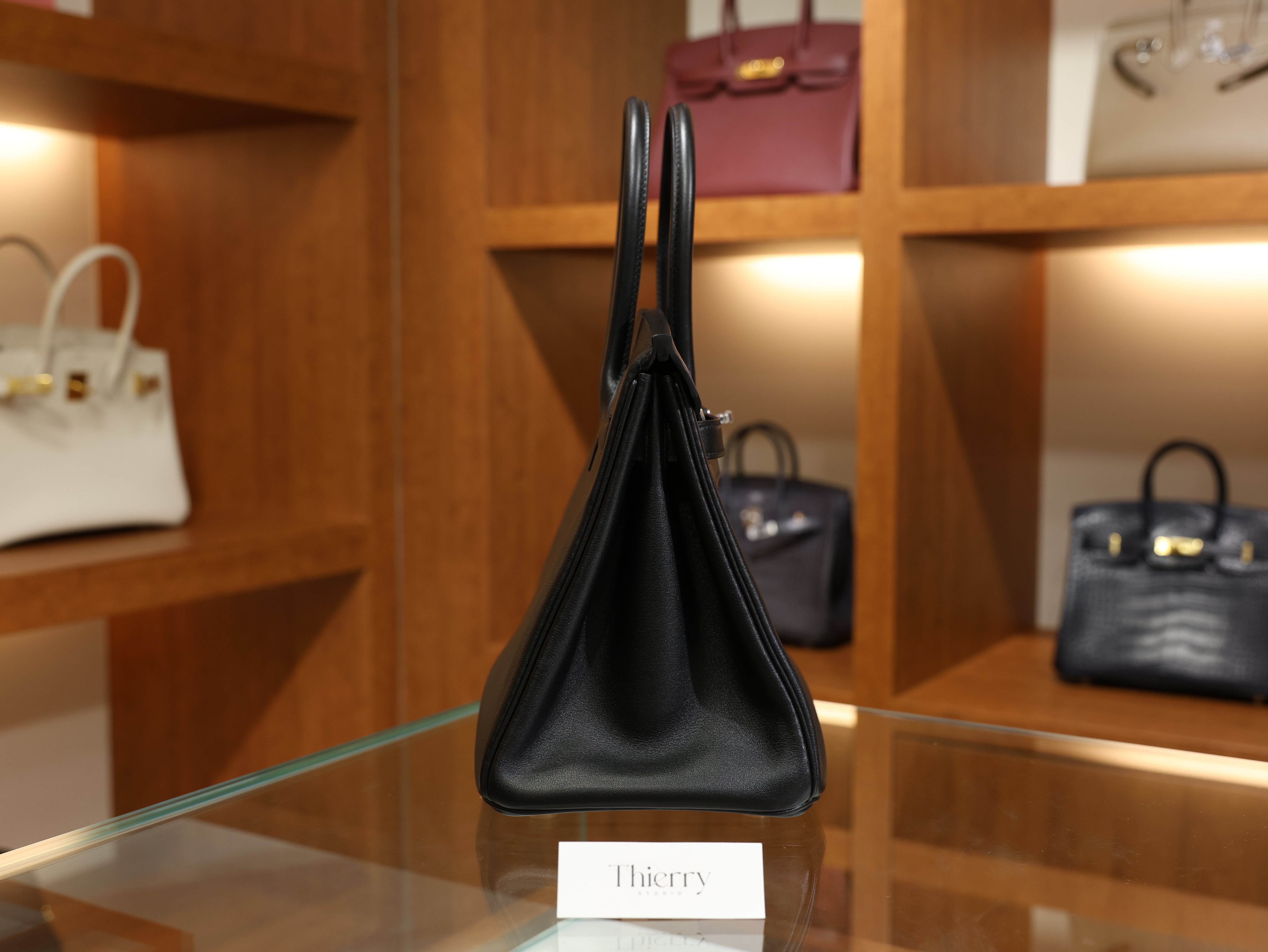 Birkin 30 swift black PHW