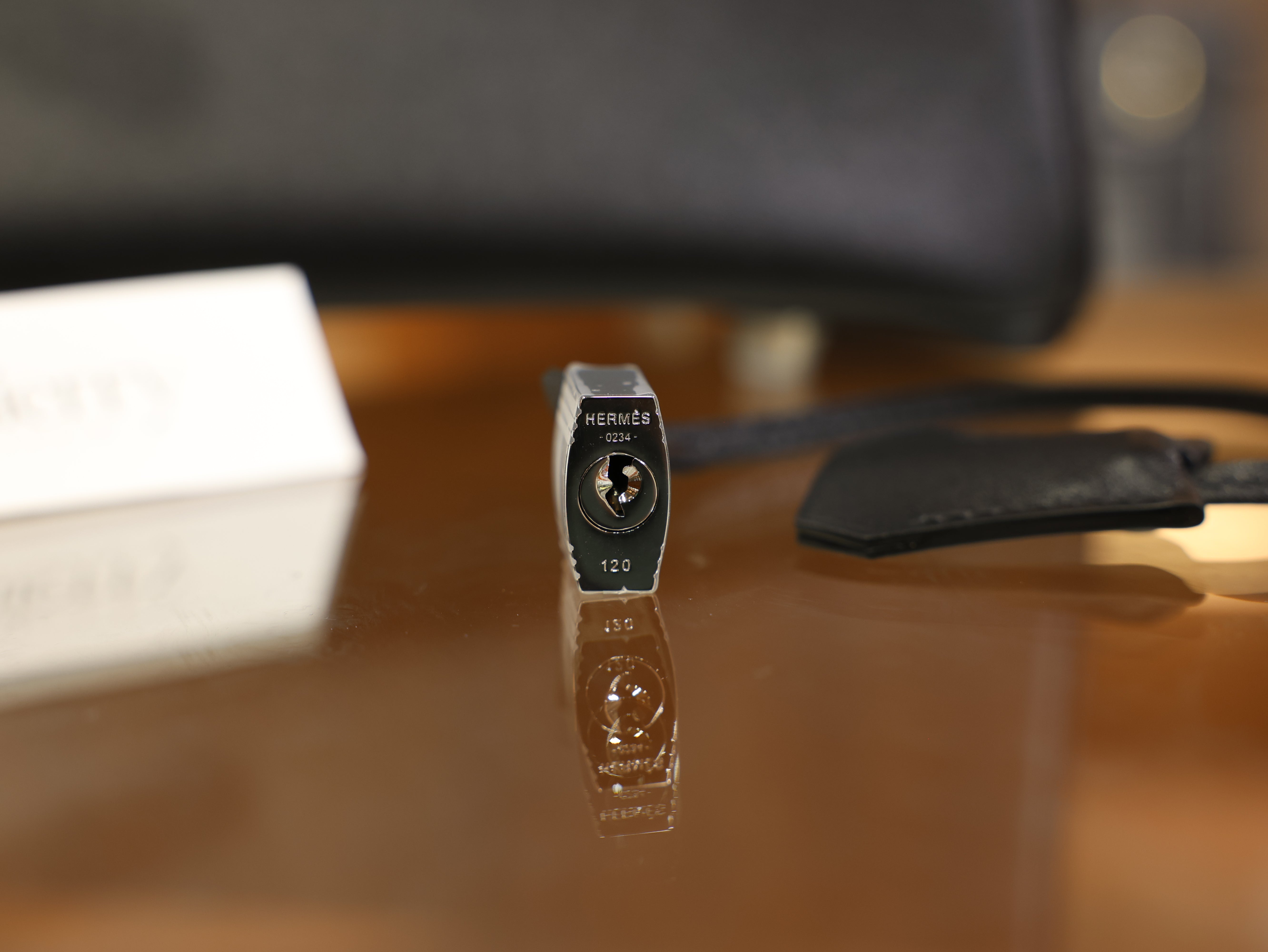 버킨 30 스위프트 블랙 은장