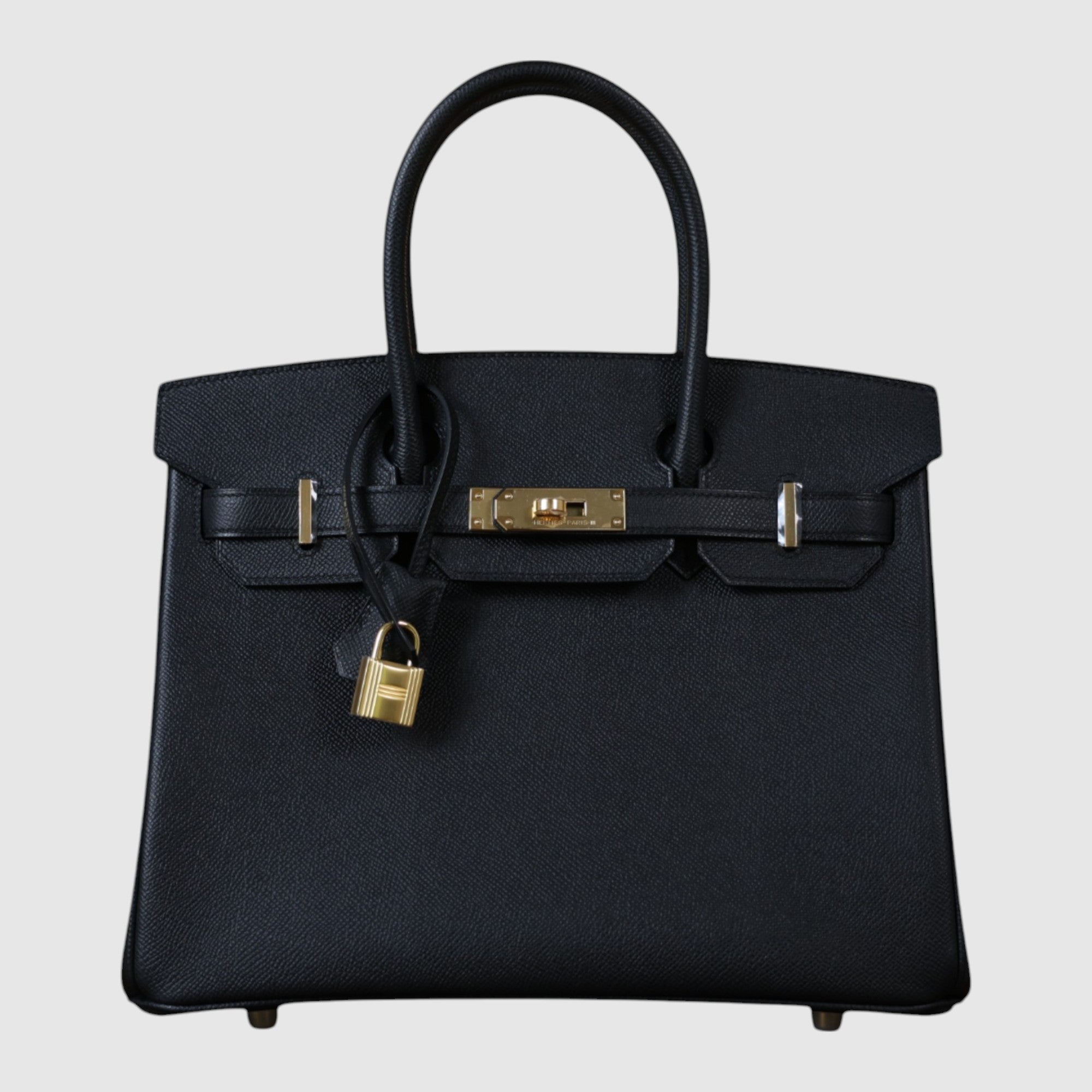 Birkin 30 epsom retourne black GHW