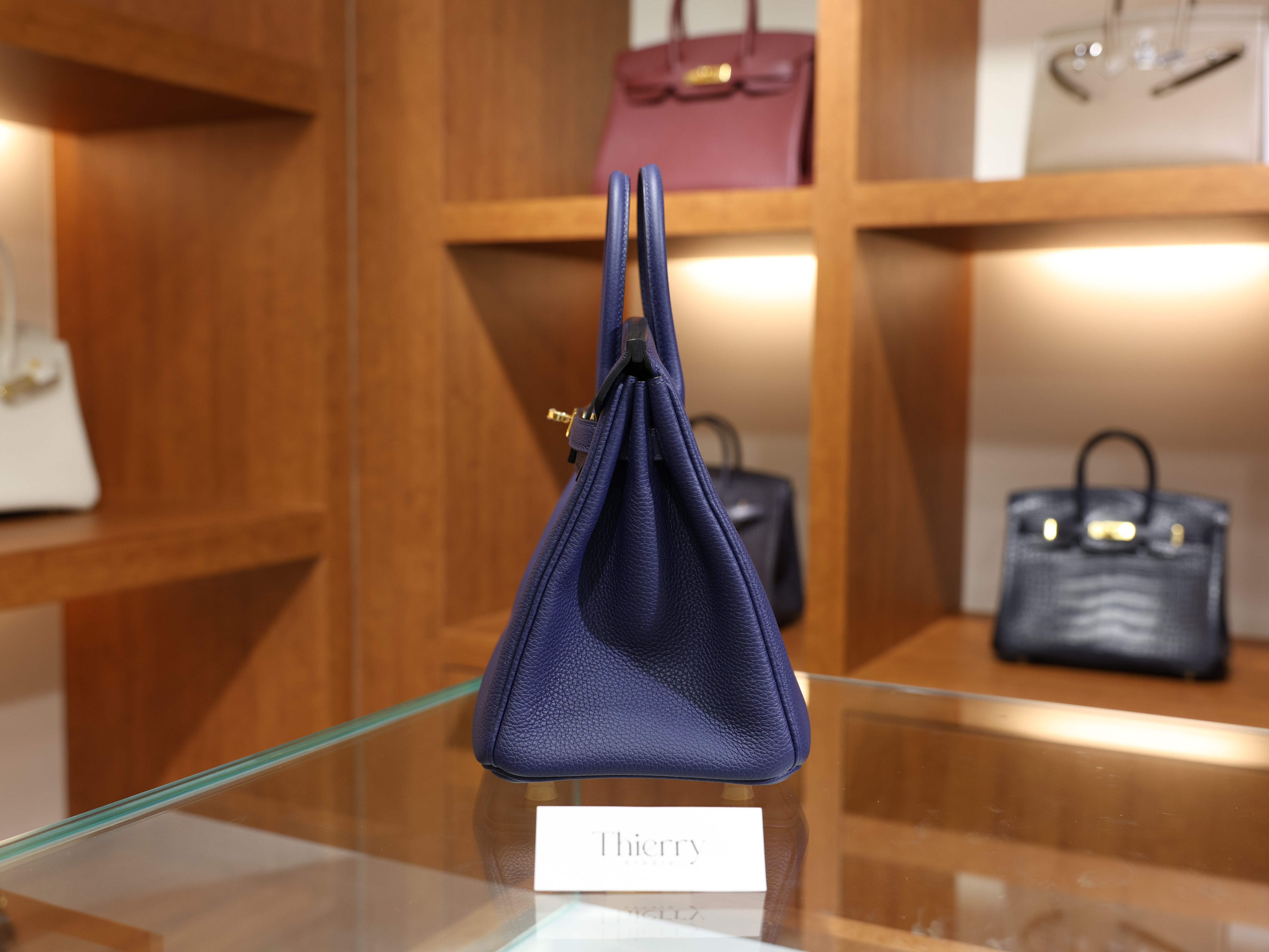 Birkin 25 togo blue saphir GHW