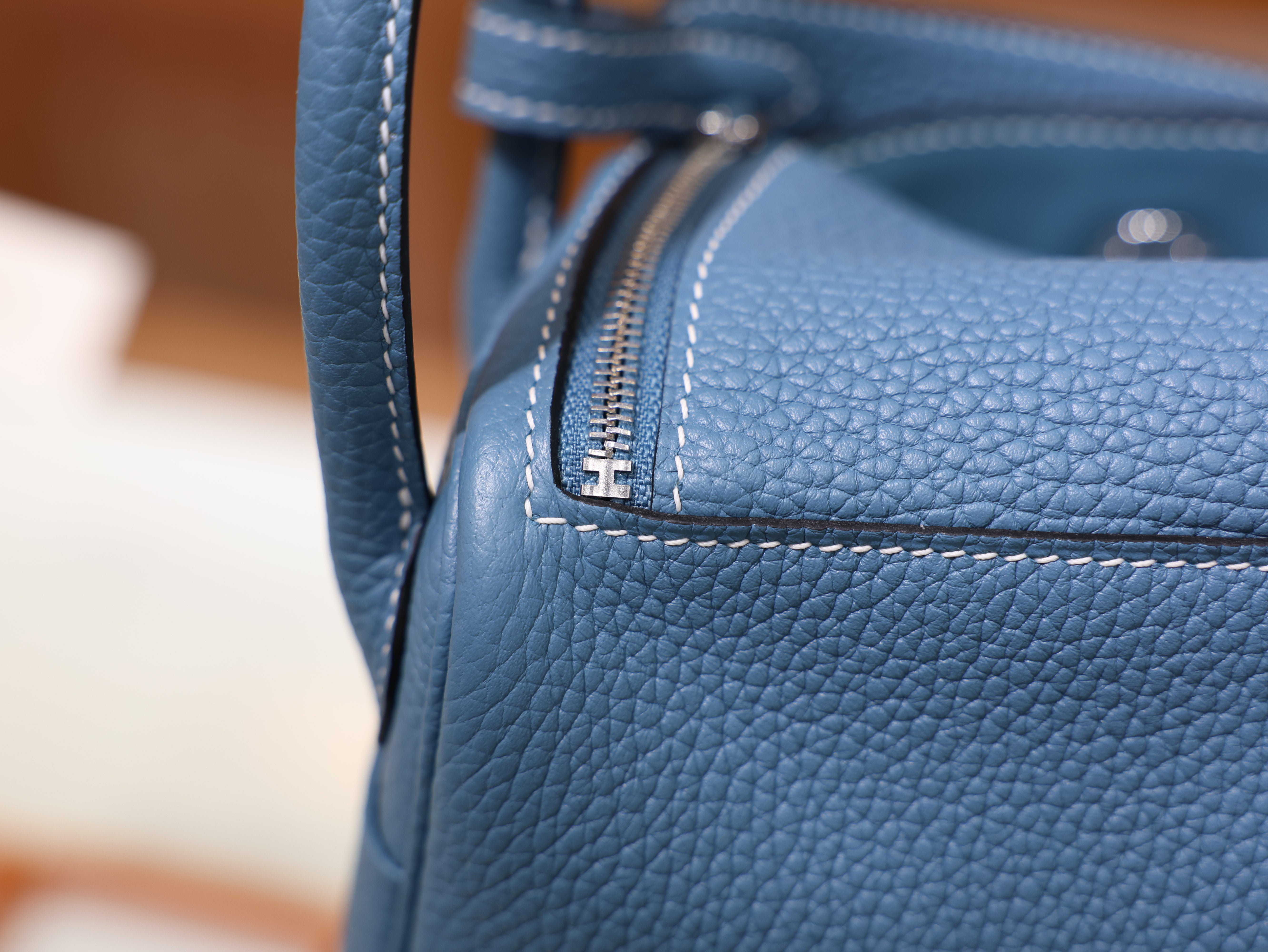 Lindy mini clemence blue jean PHW