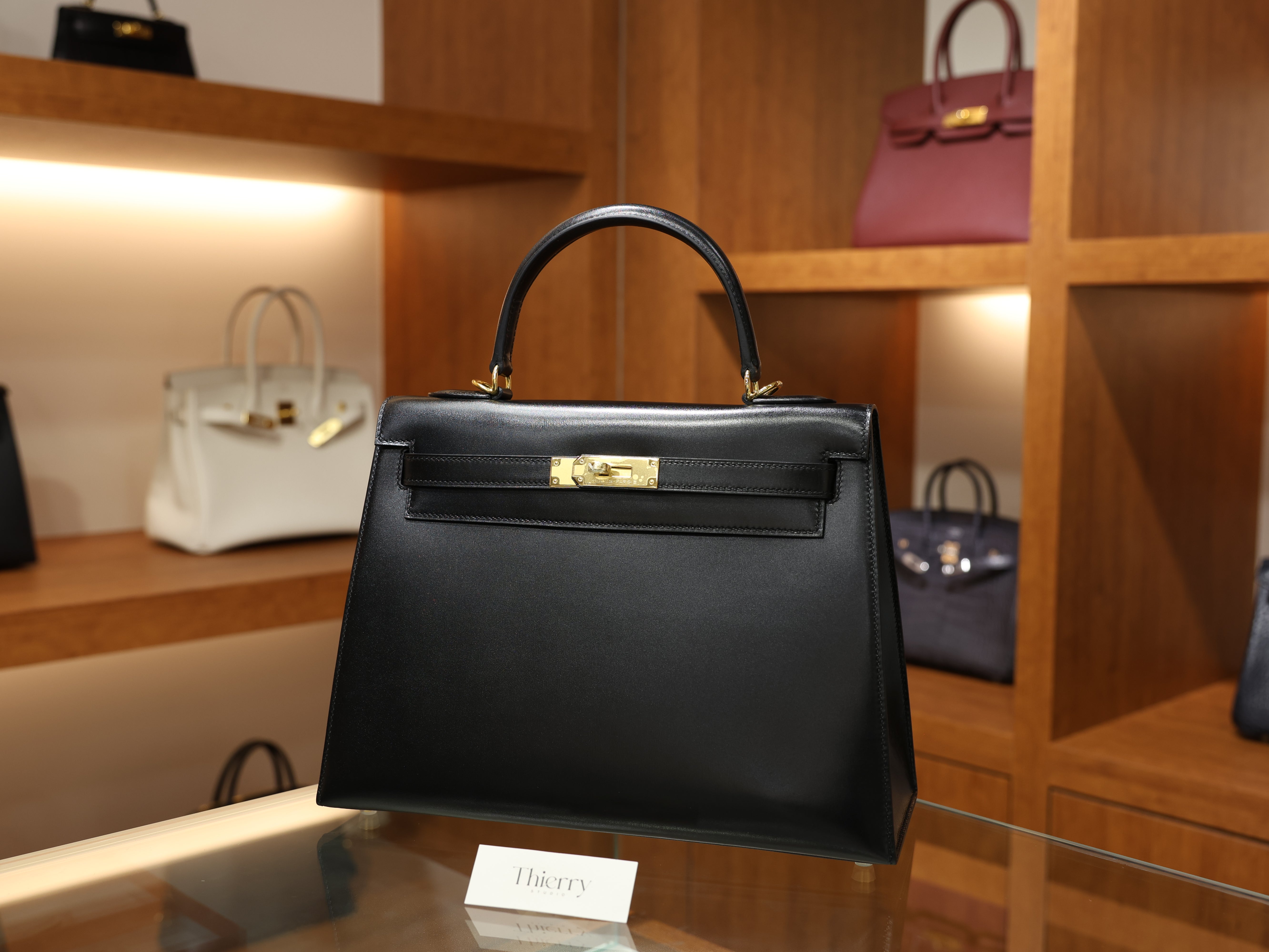 Kelly 32 box black GHW