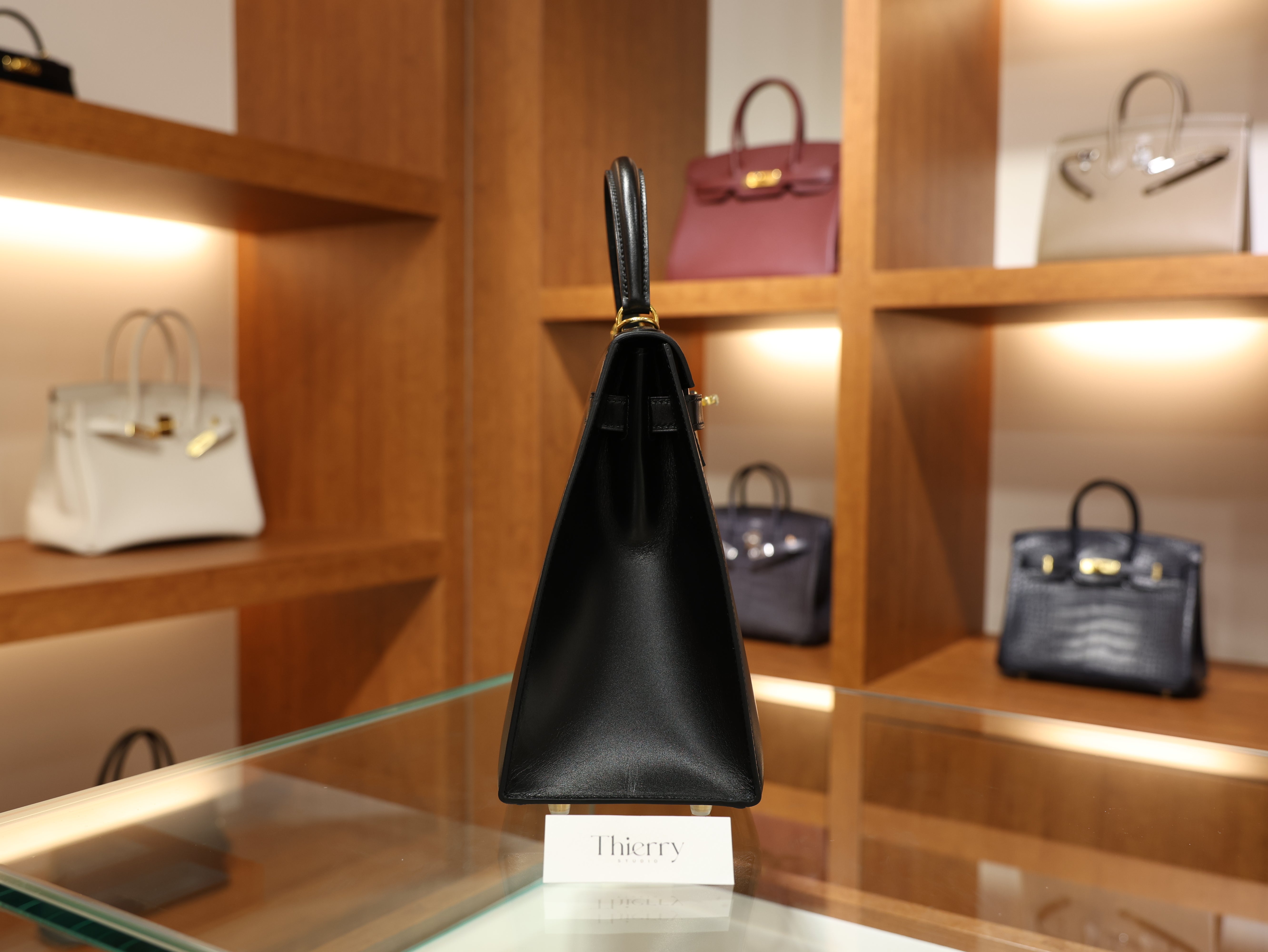 Kelly 32 box black GHW