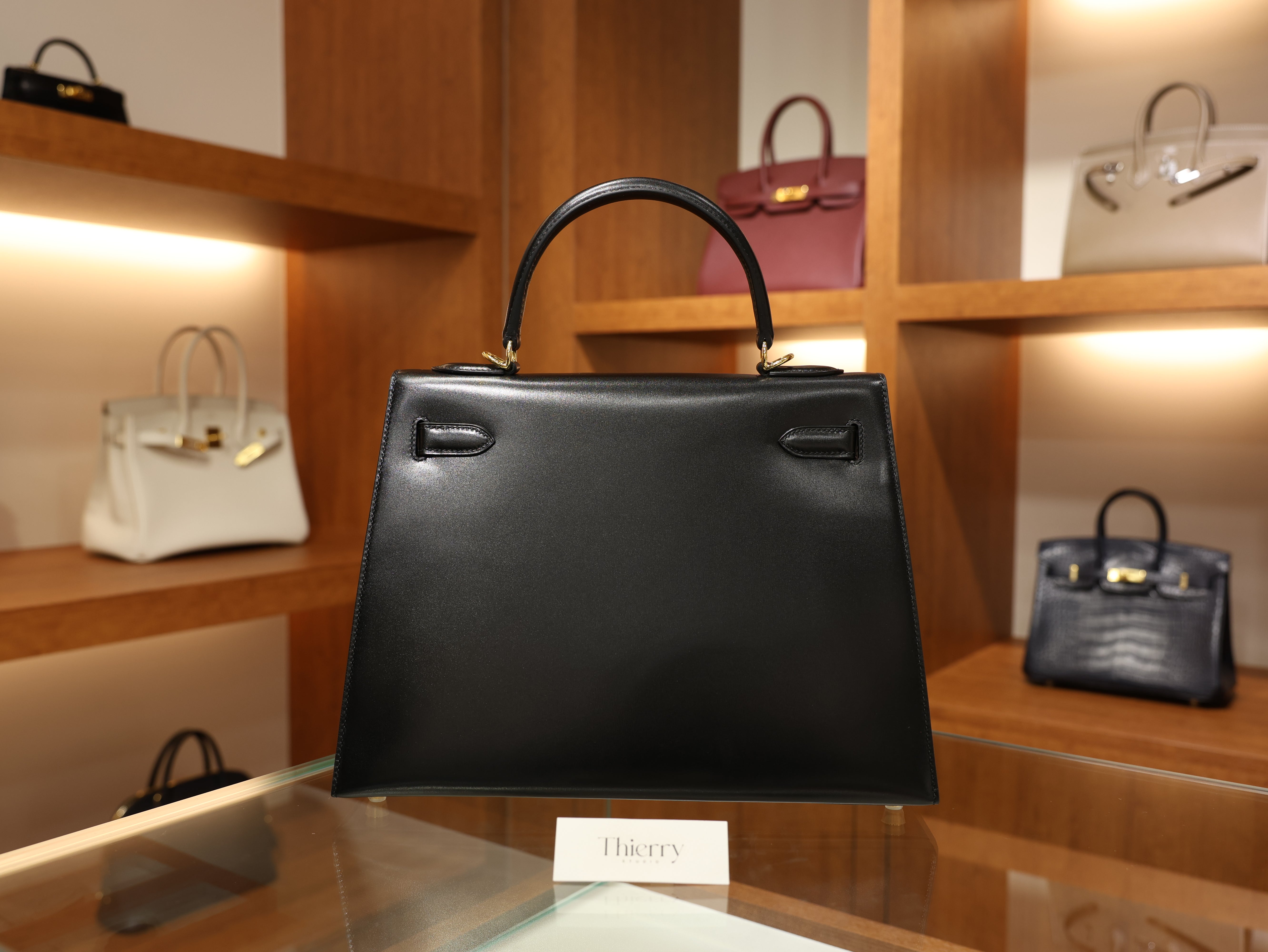 Kelly 32 box black GHW