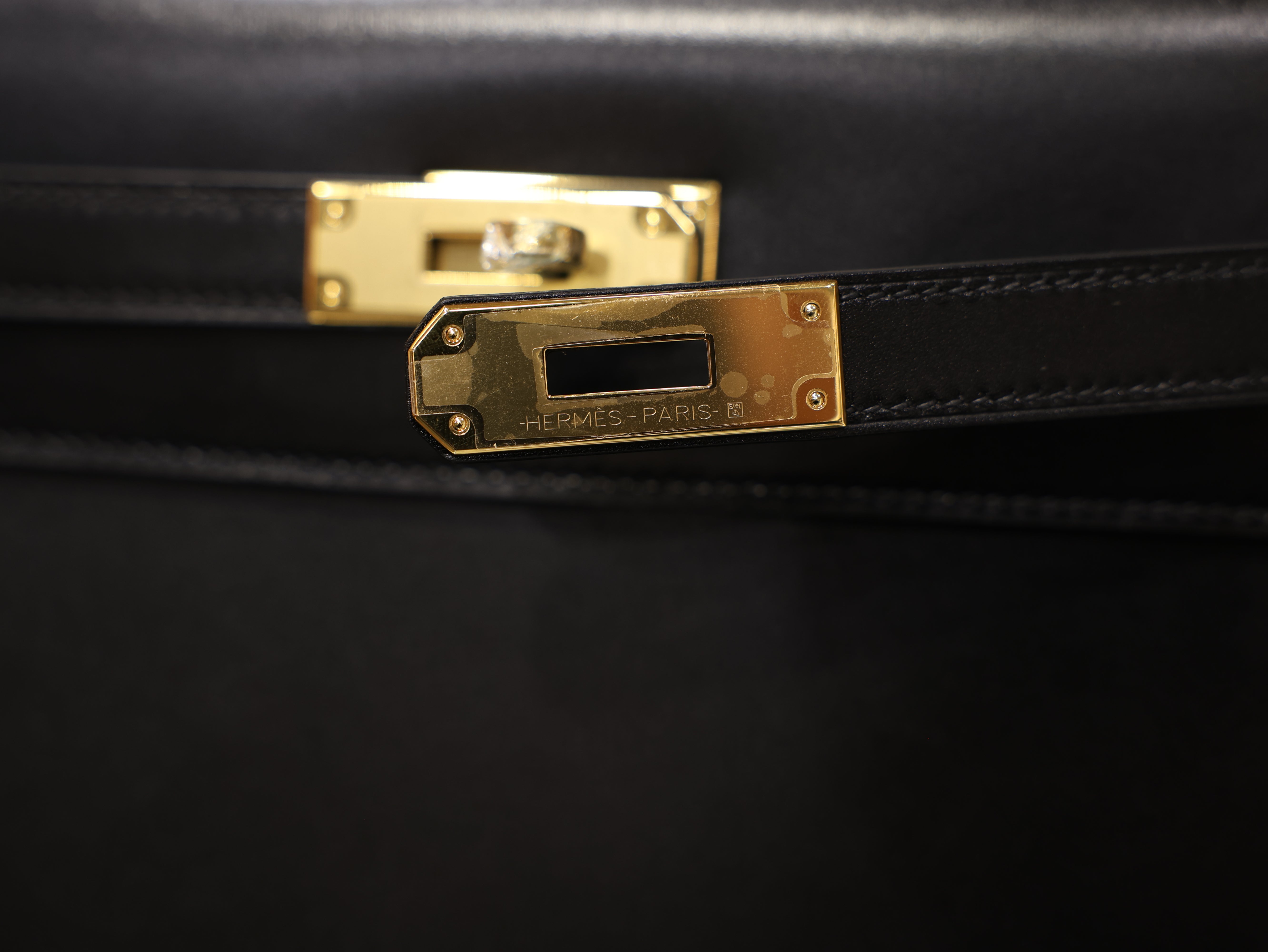 Kelly 32 box black GHW