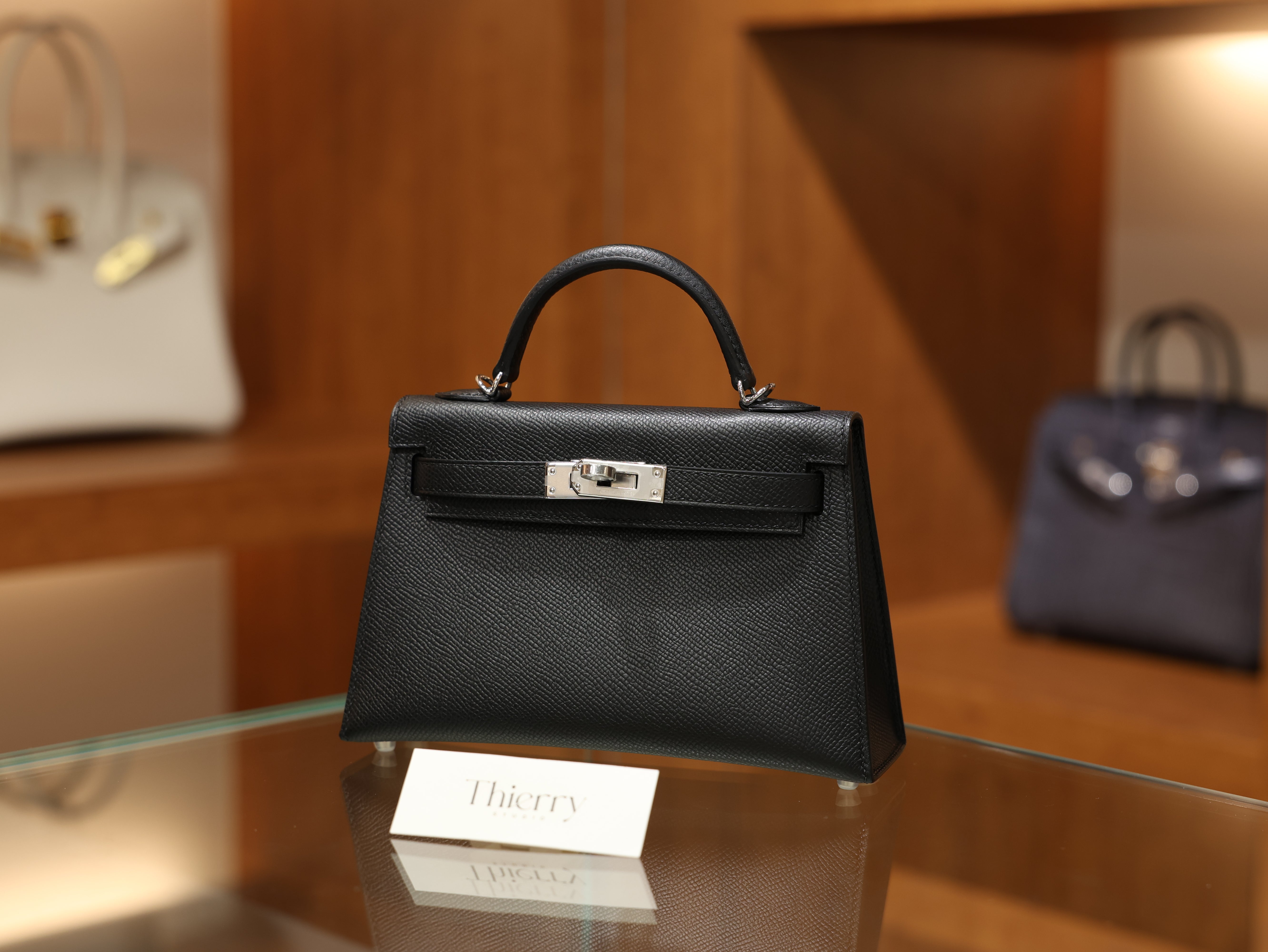 Kelly mini 2 epsom black PHW