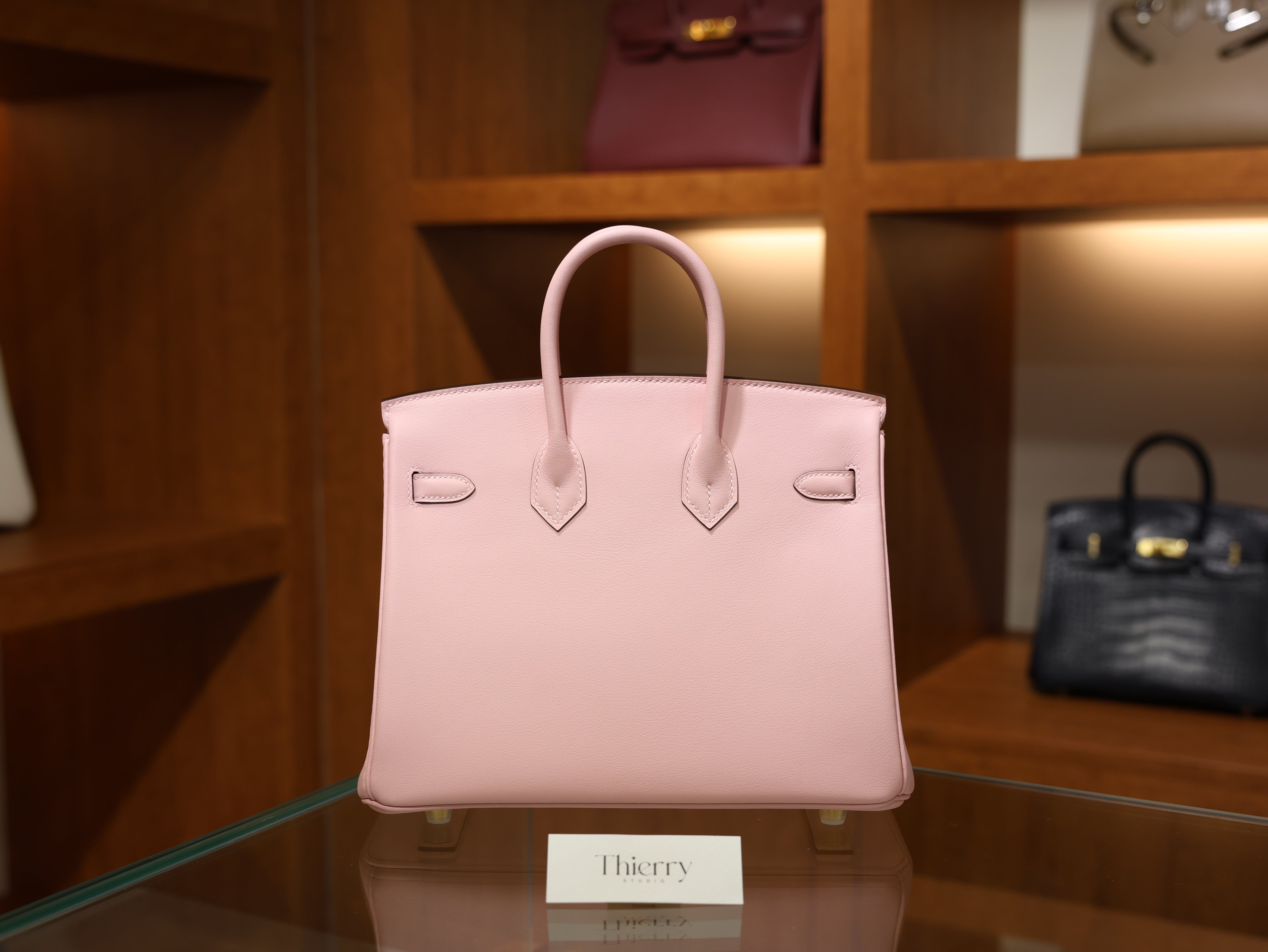 버킨 25 스위프트 로즈사쿠라 금장