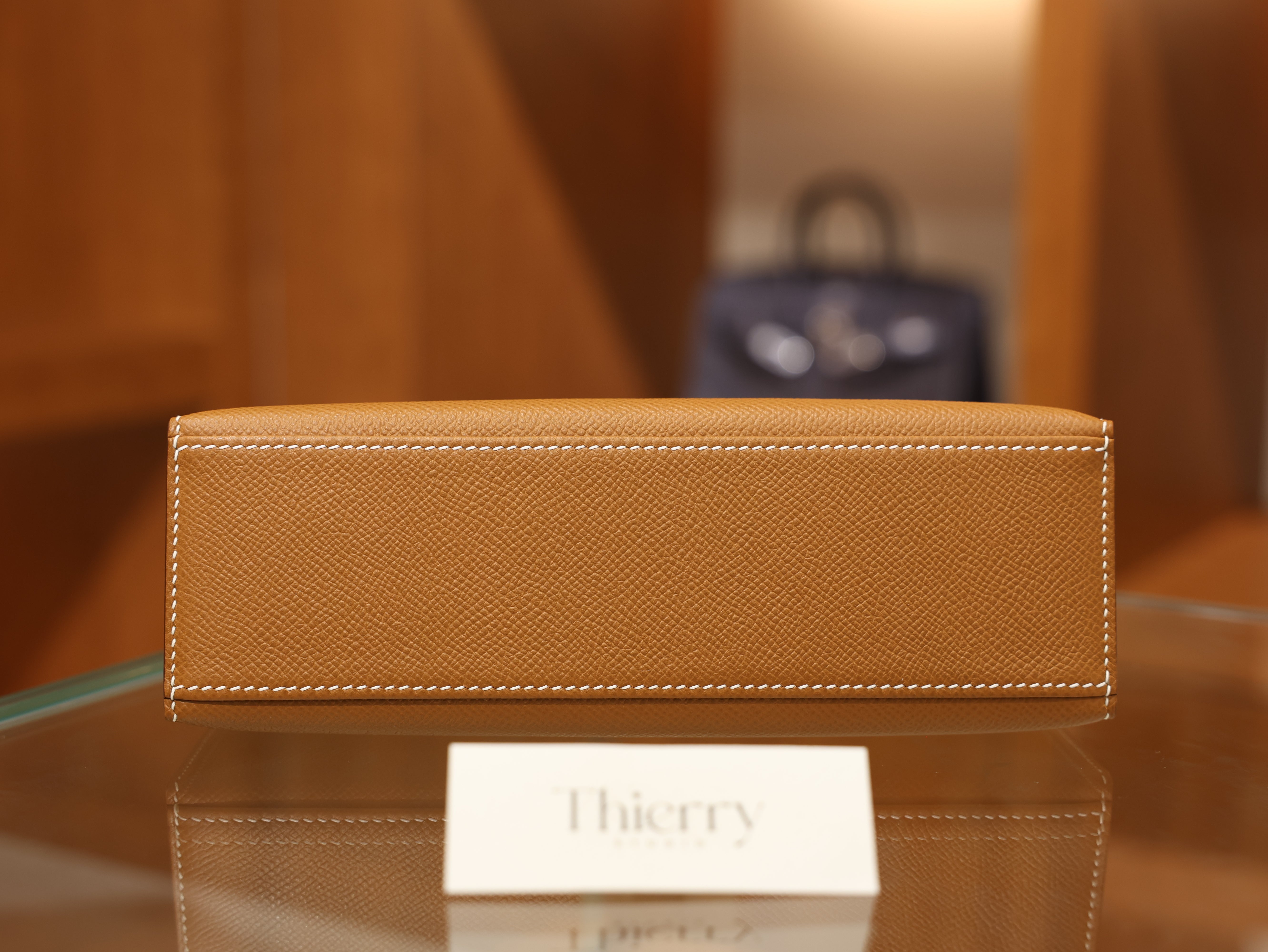 Kelly pochette epsom gold GHW