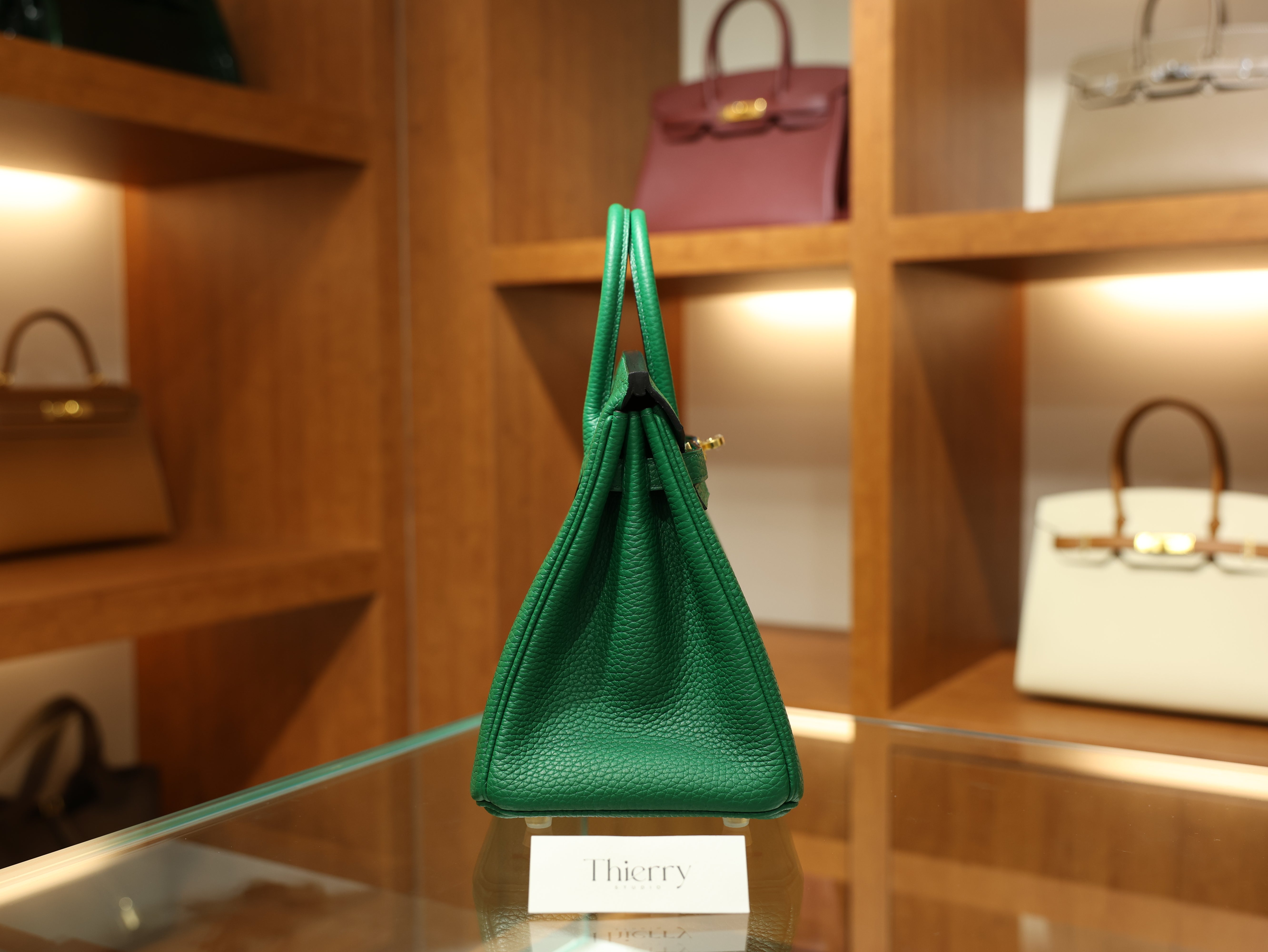Birkin 25 clemence vert vertigo GHW