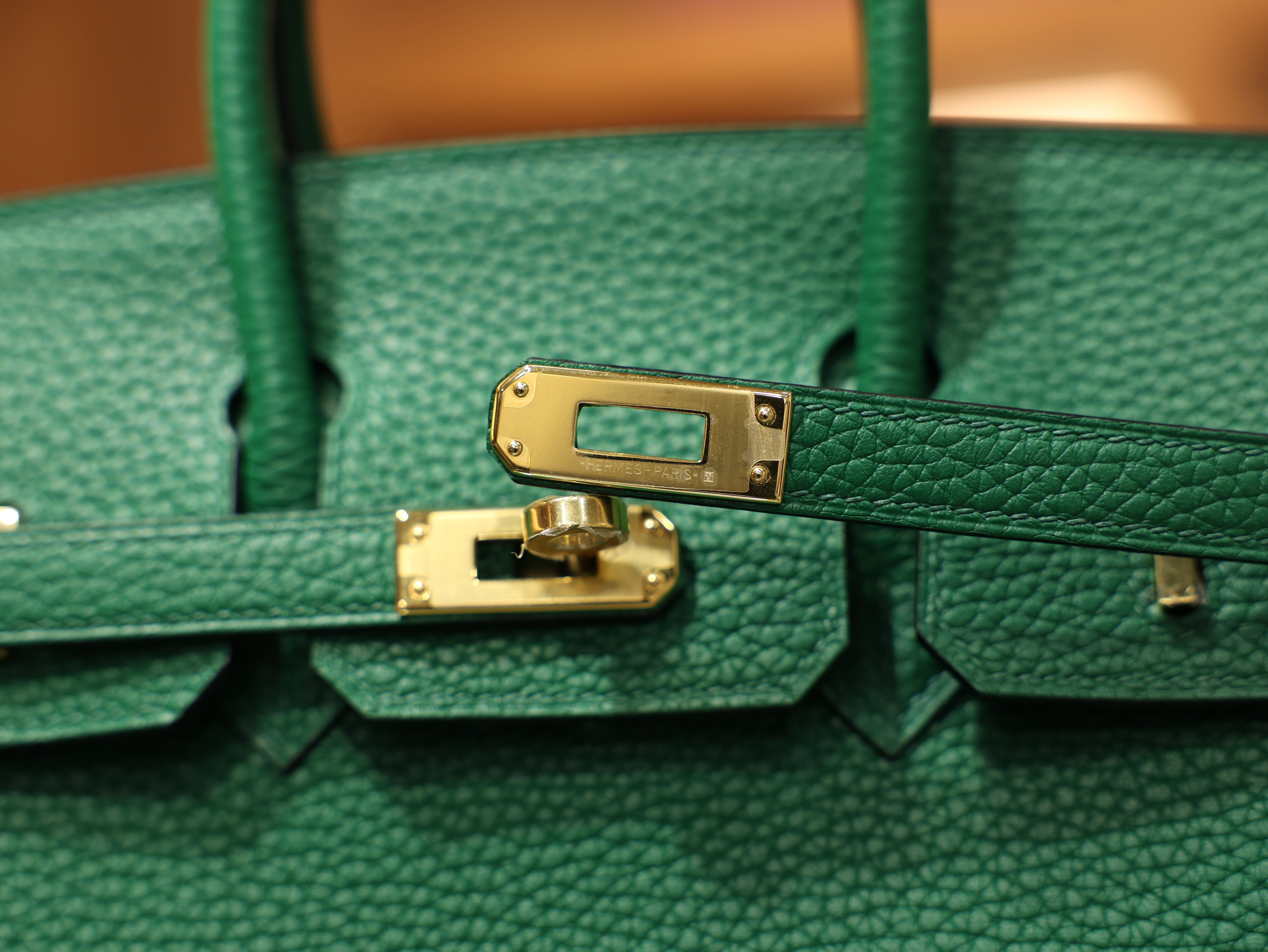 Birkin 25 clemence vert vertigo GHW