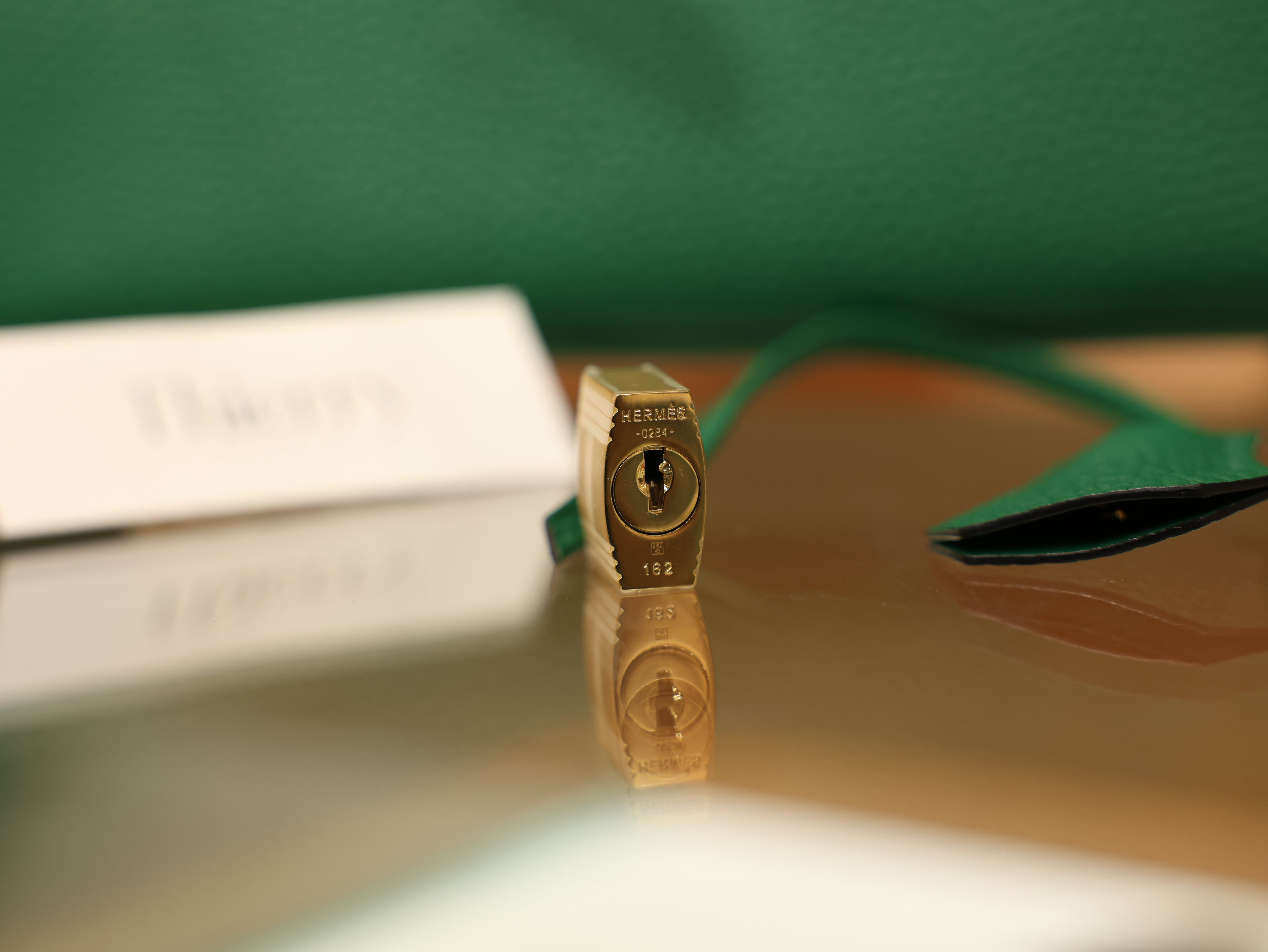Birkin 25 clemence vert vertigo GHW
