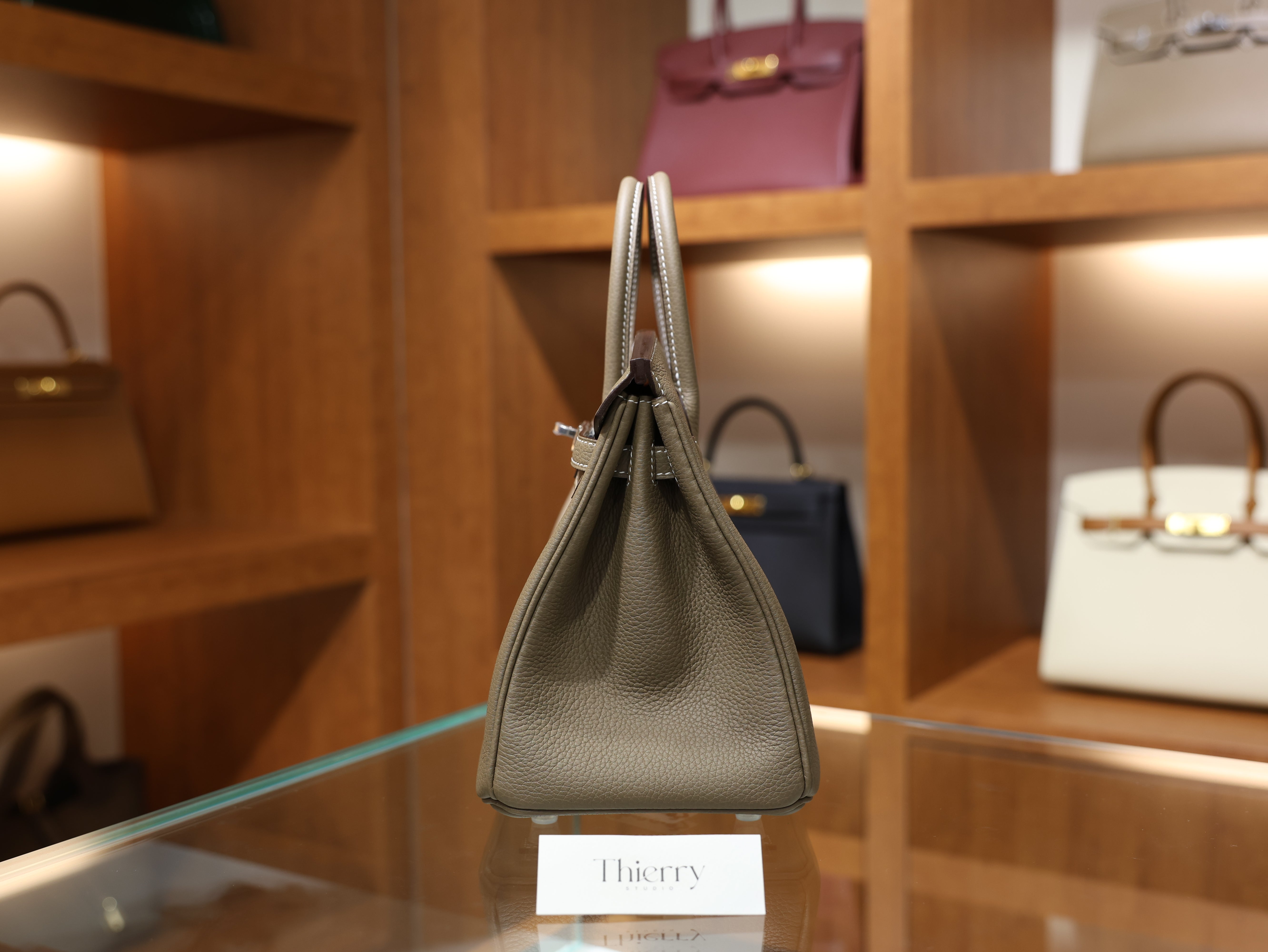 Birkin 25 togo etoupe PHW