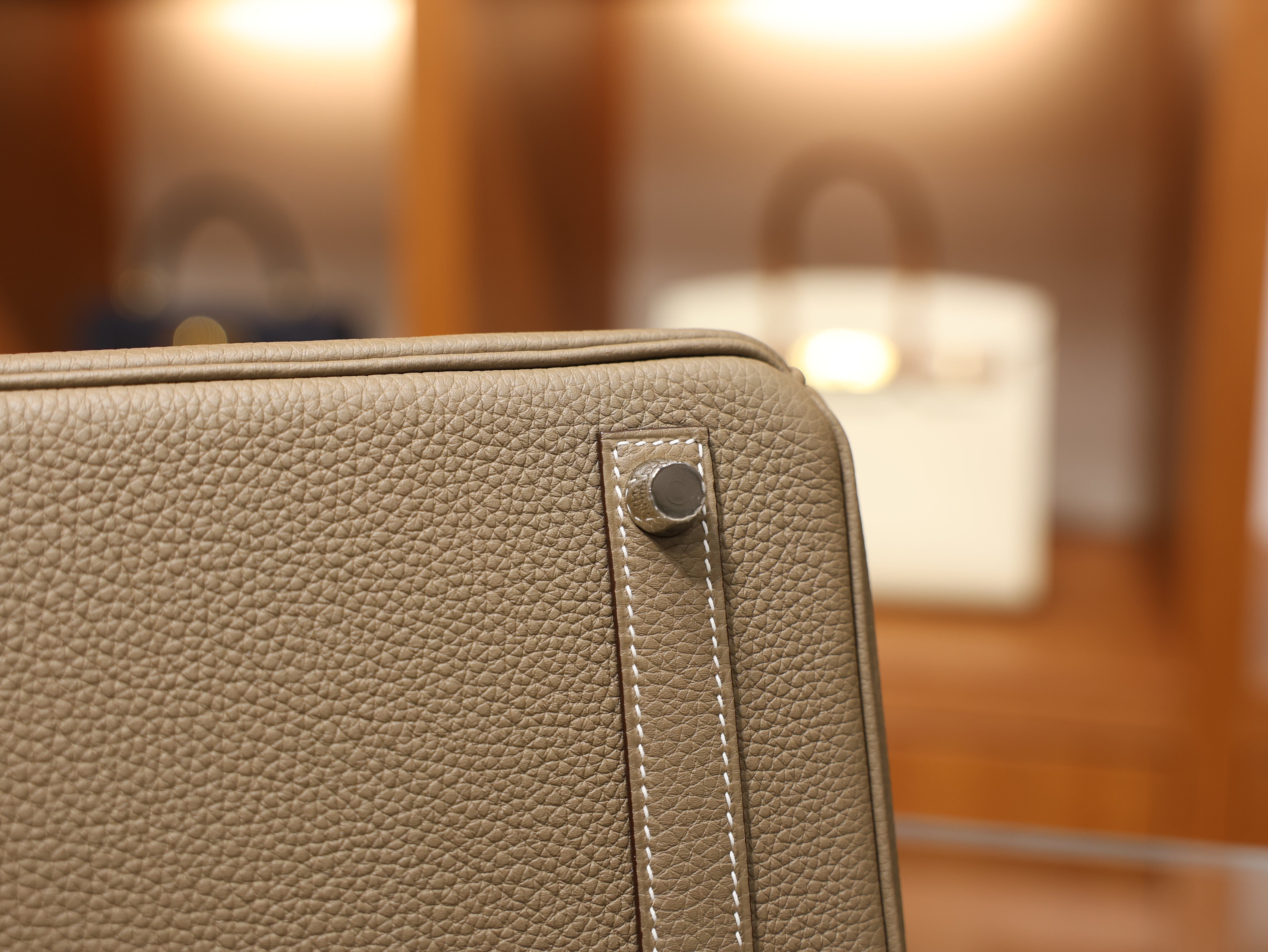 Birkin 25 togo etoupe PHW