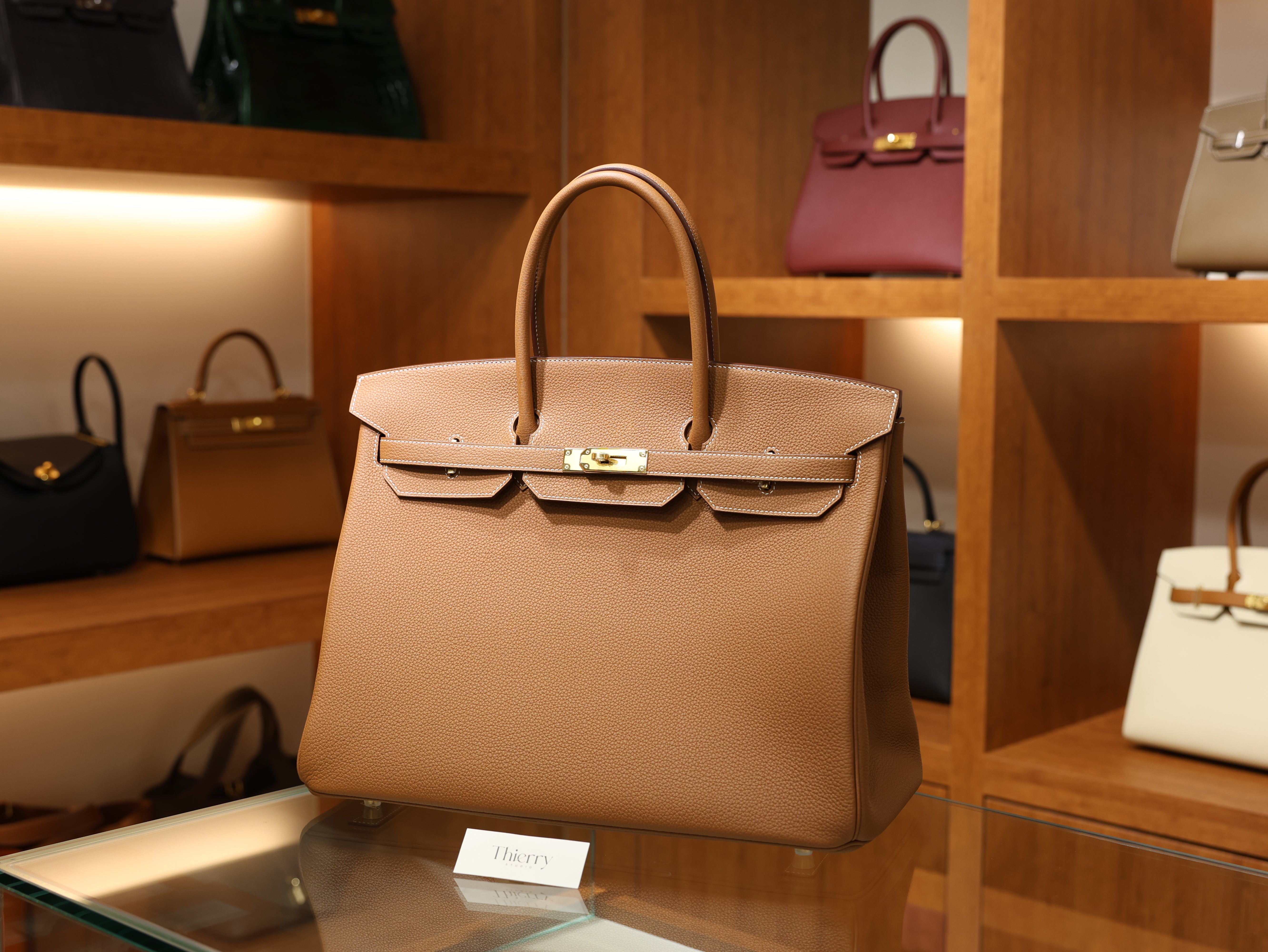 Birkin 40 togo gold GHW