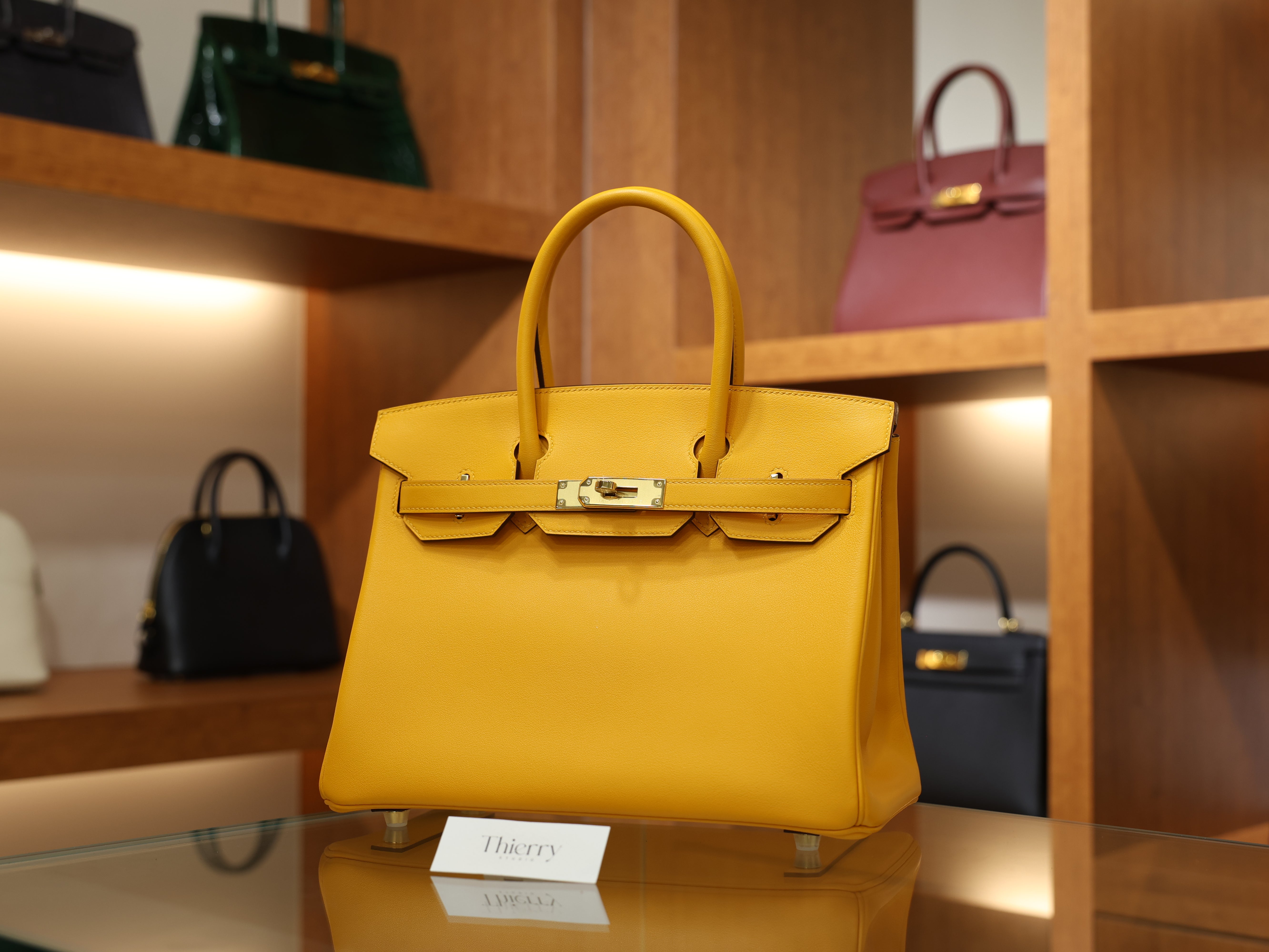 Birkin 30 swift jaun dor GHW