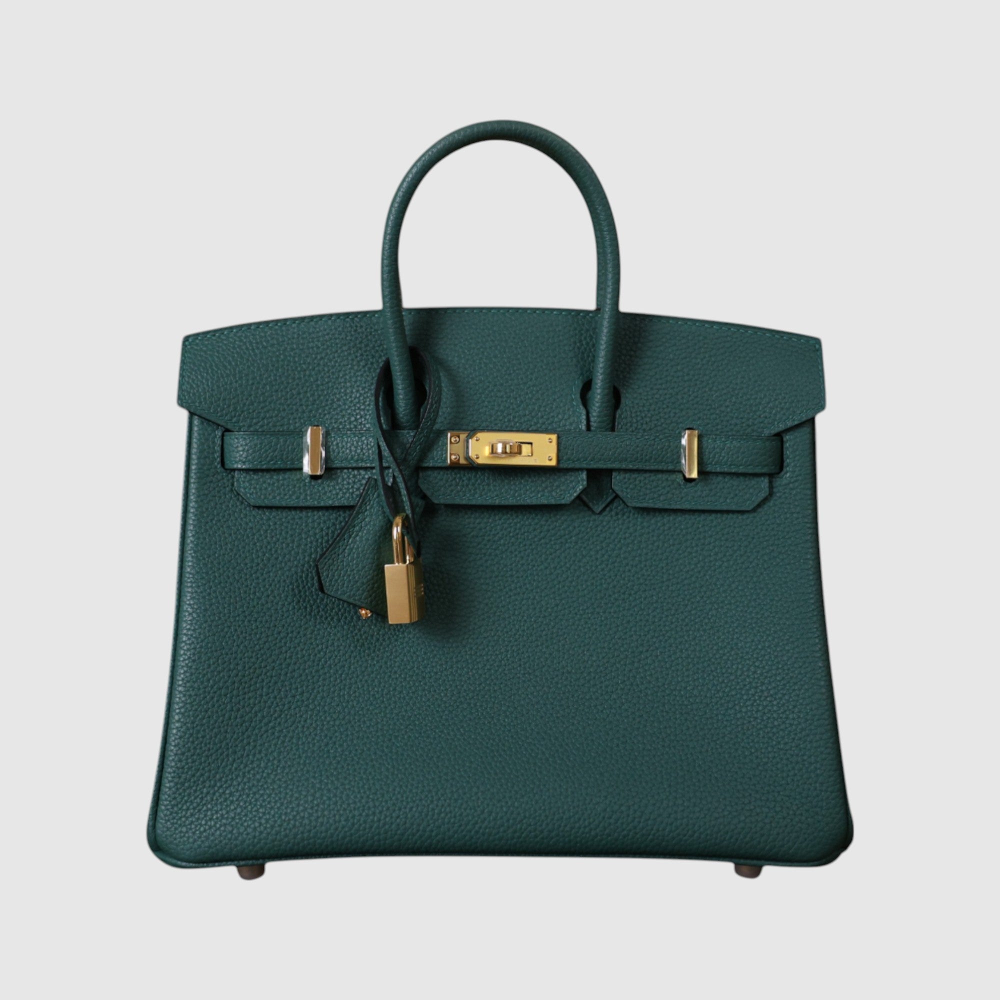 Birkin 25 togo malachite GHW