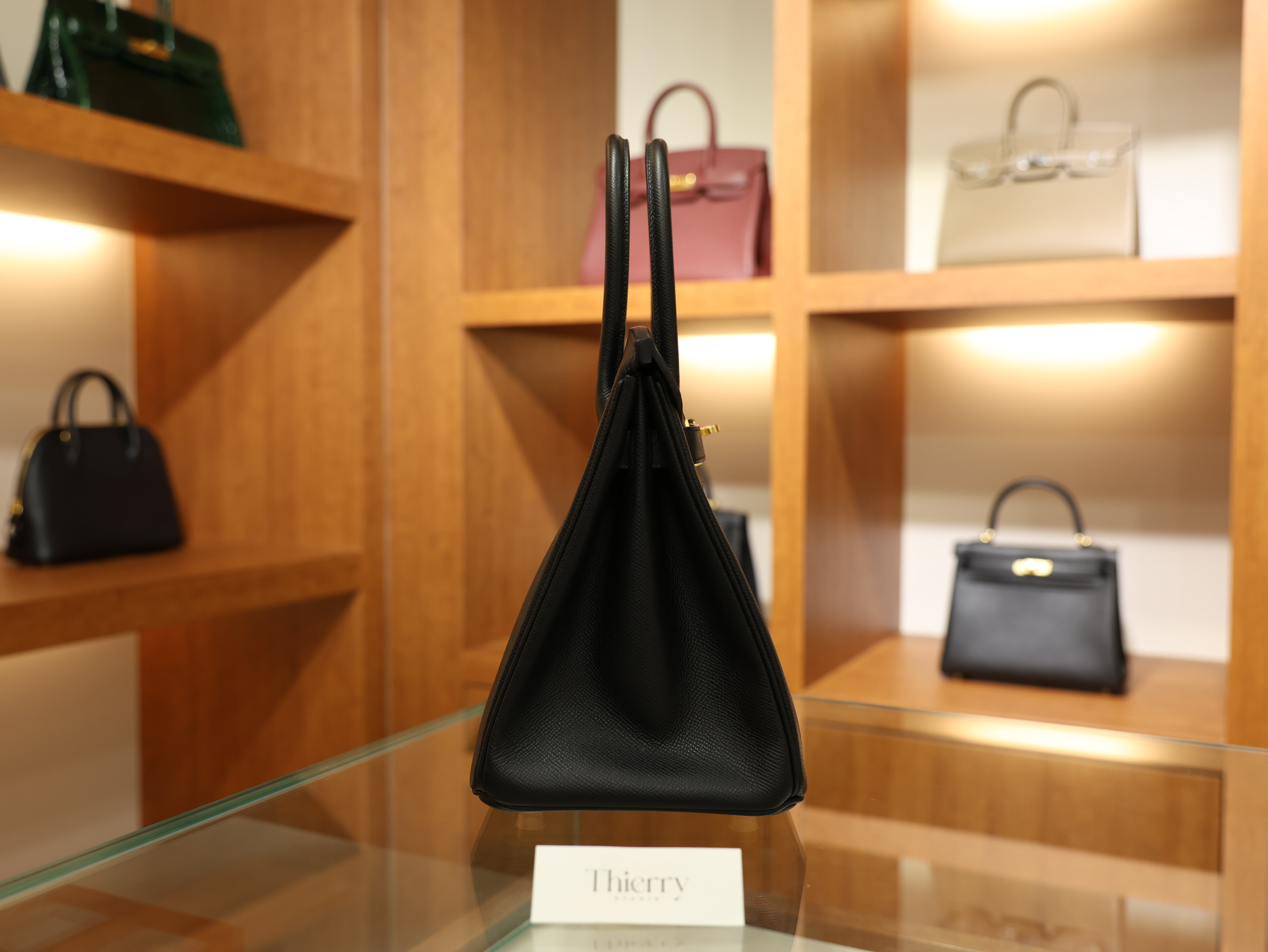 Birkin 30 epsom retourne black GHW