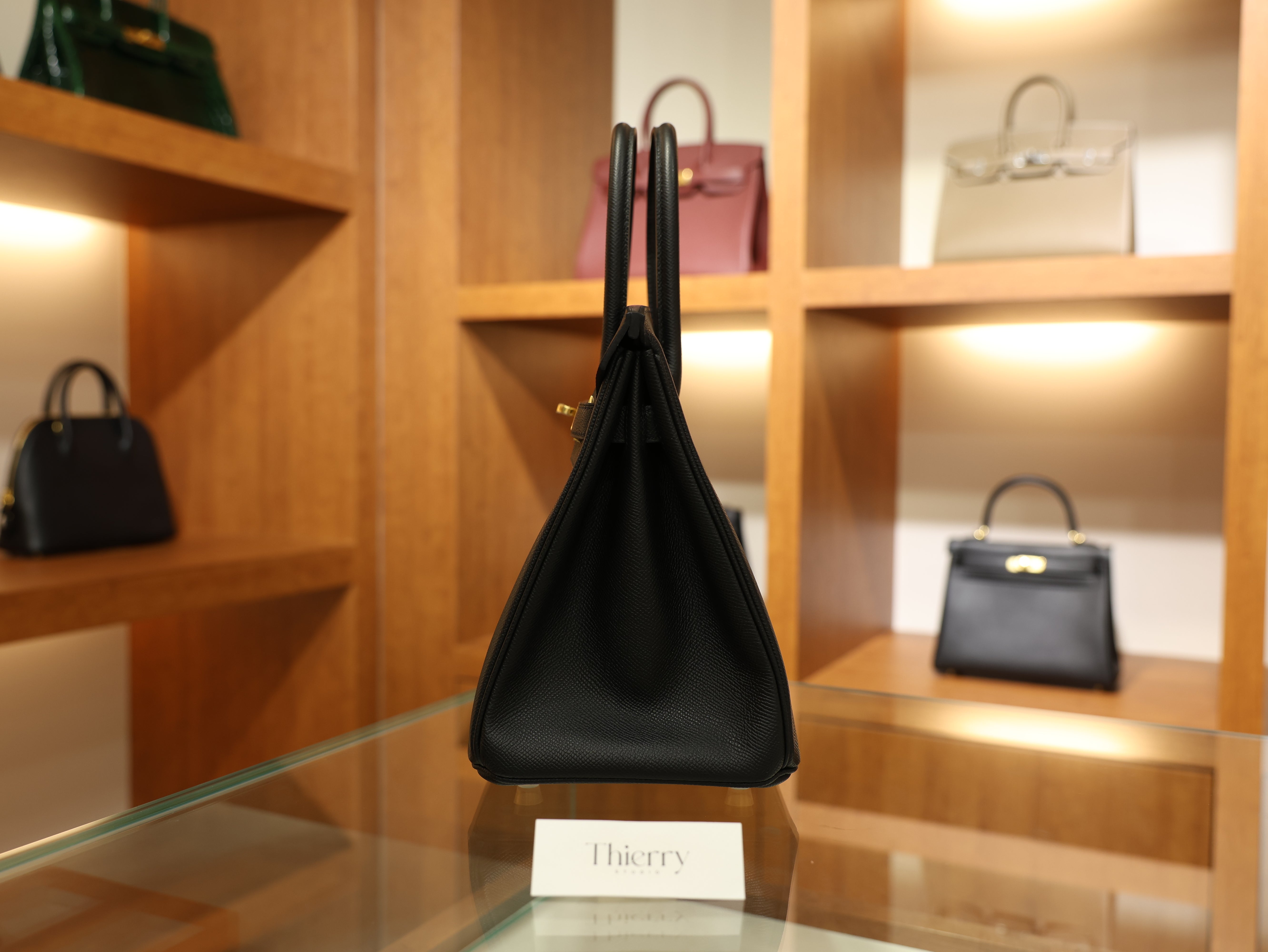 Birkin 30 epsom retourne black GHW