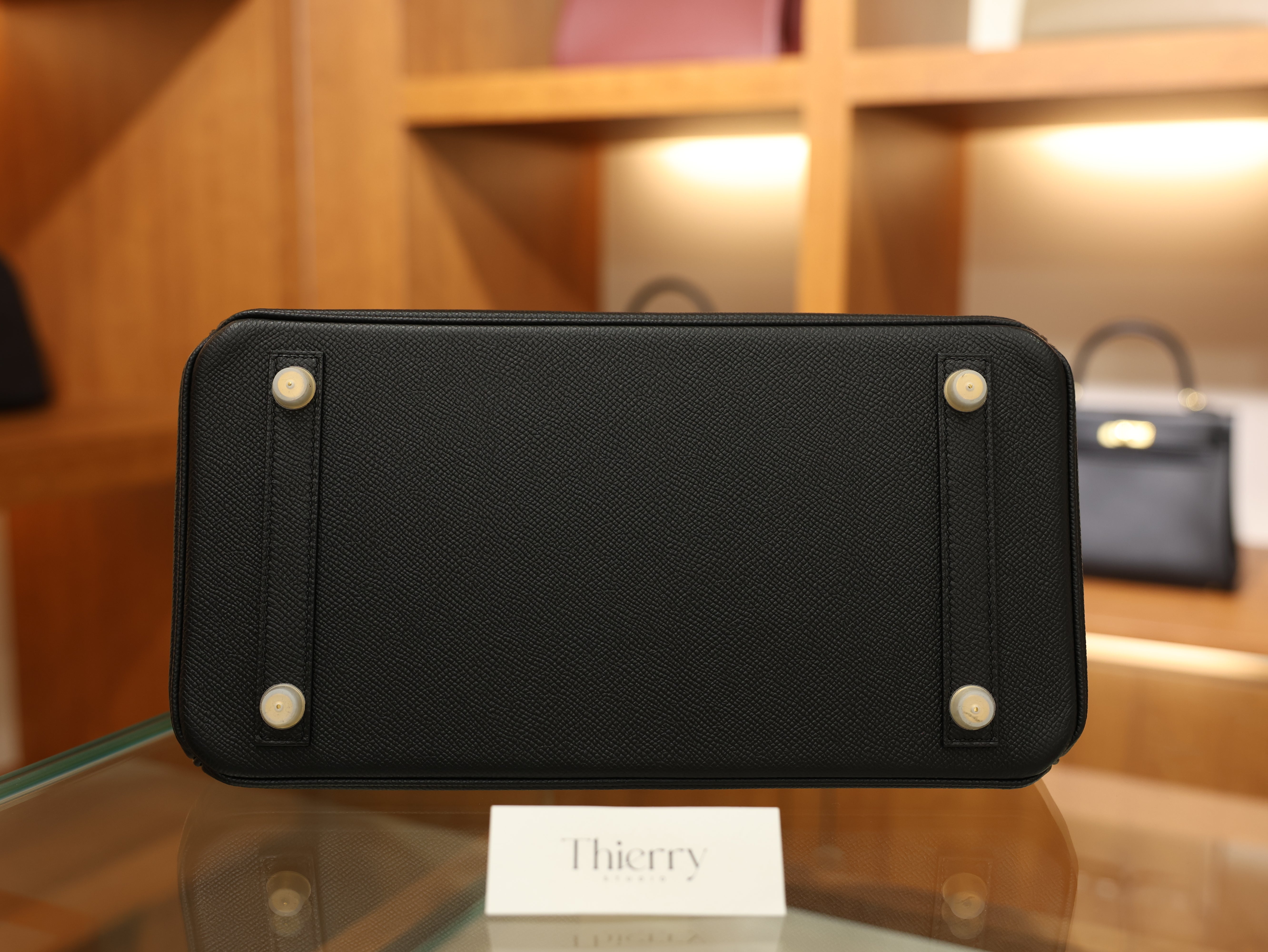 Birkin 30 epsom retourne black GHW