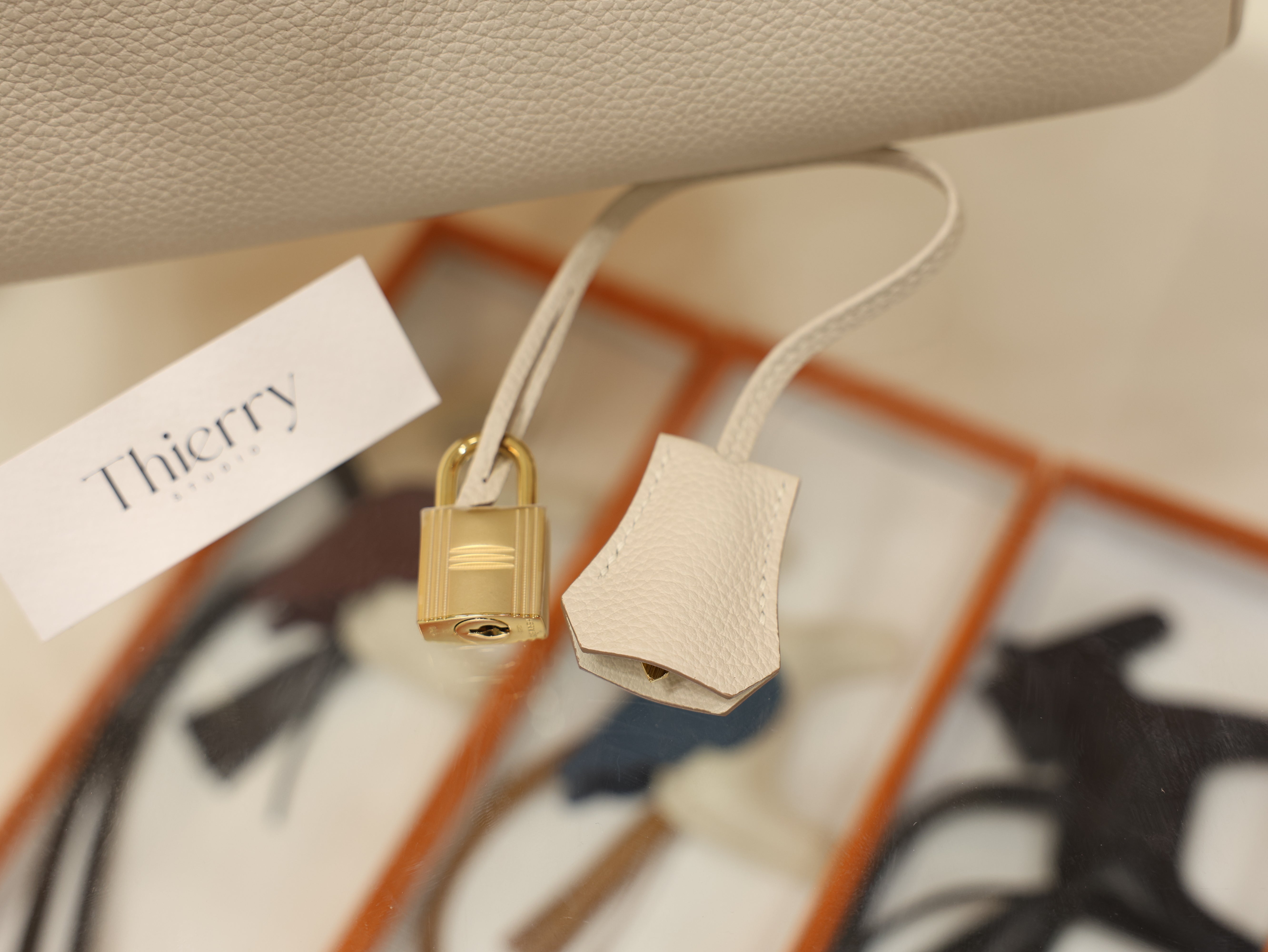 Birkin 30 togo craie GHW