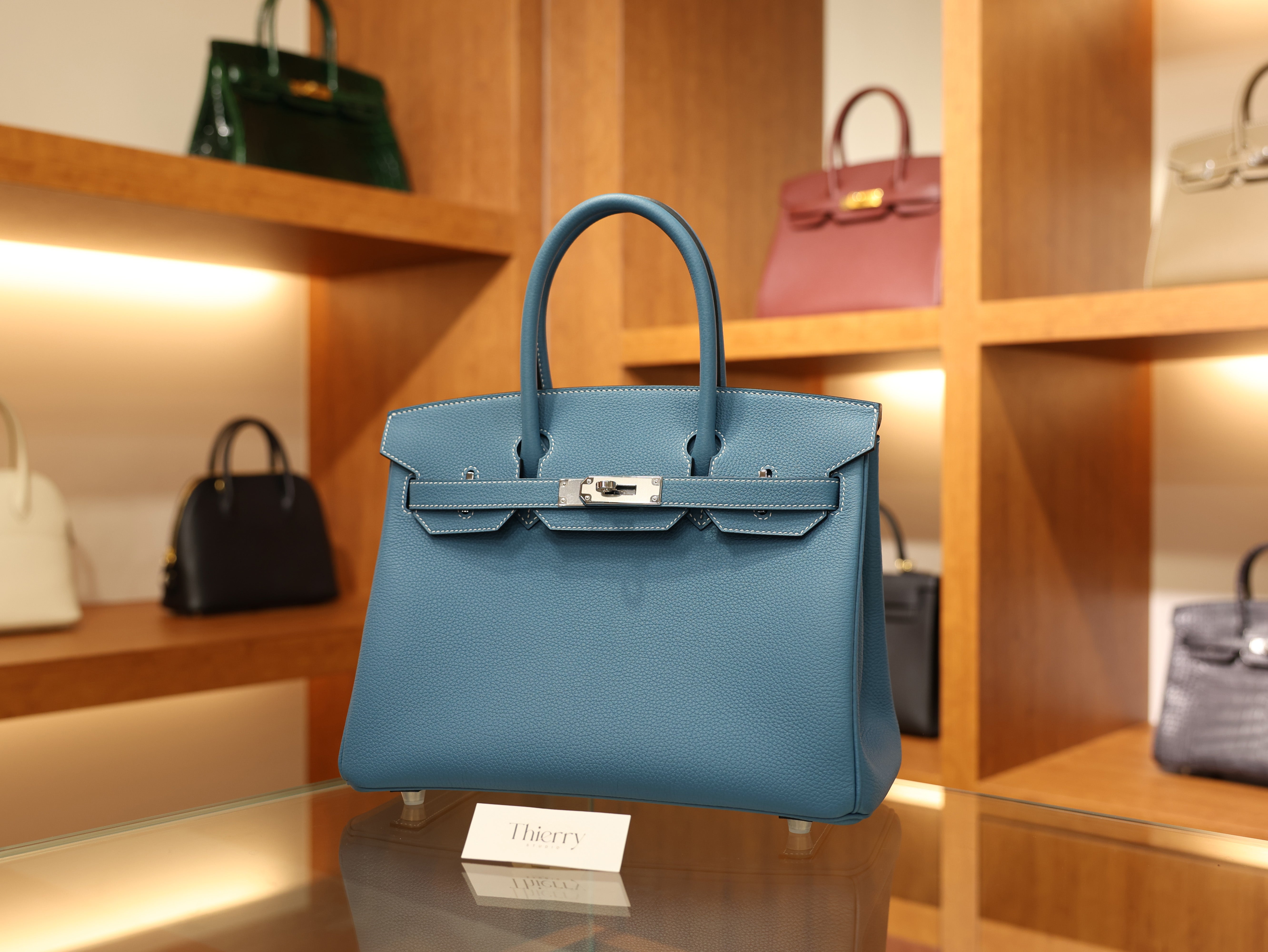 Birkin 30 togo blue jean PHW
