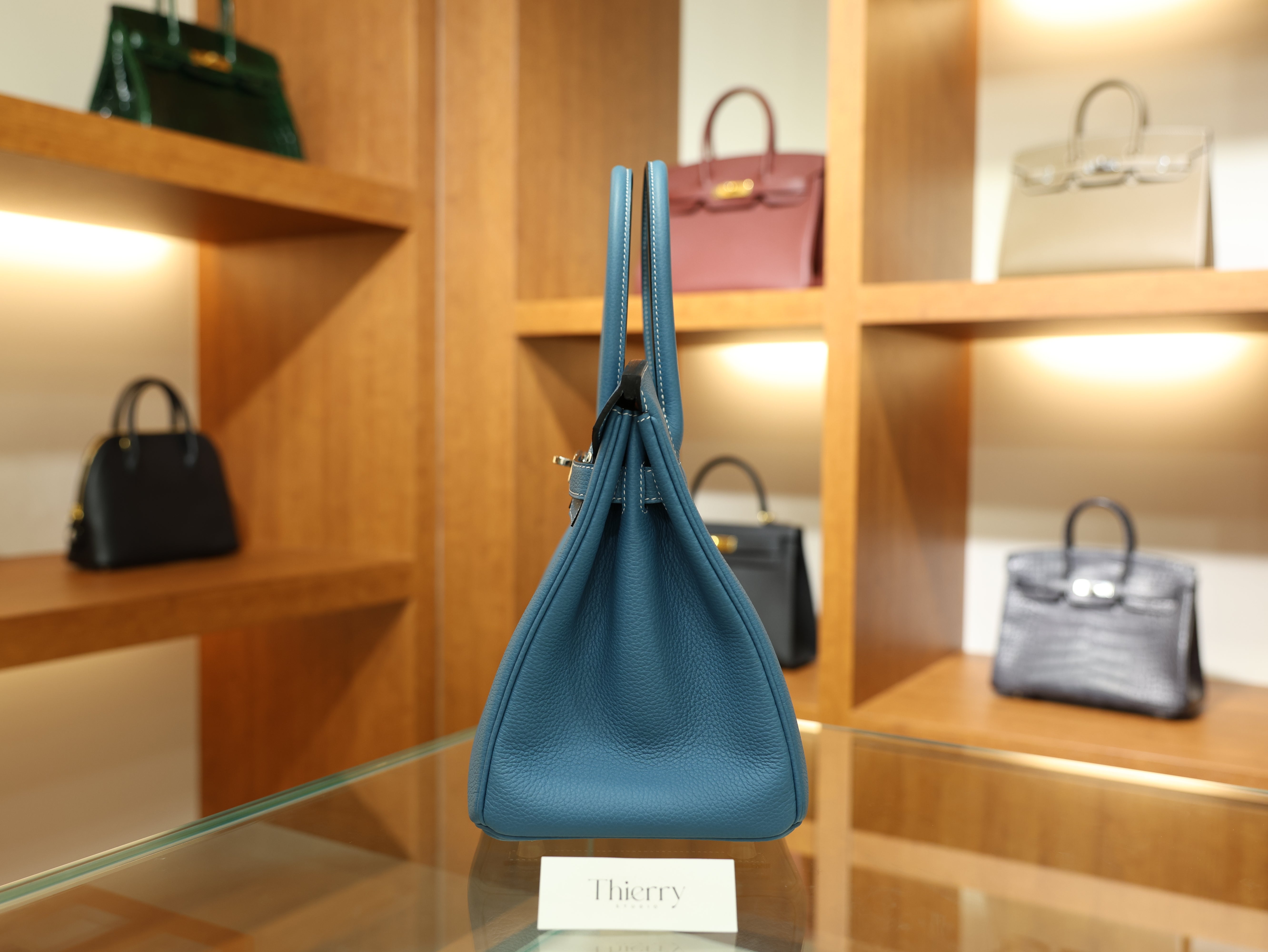 Birkin 30 togo blue jean PHW