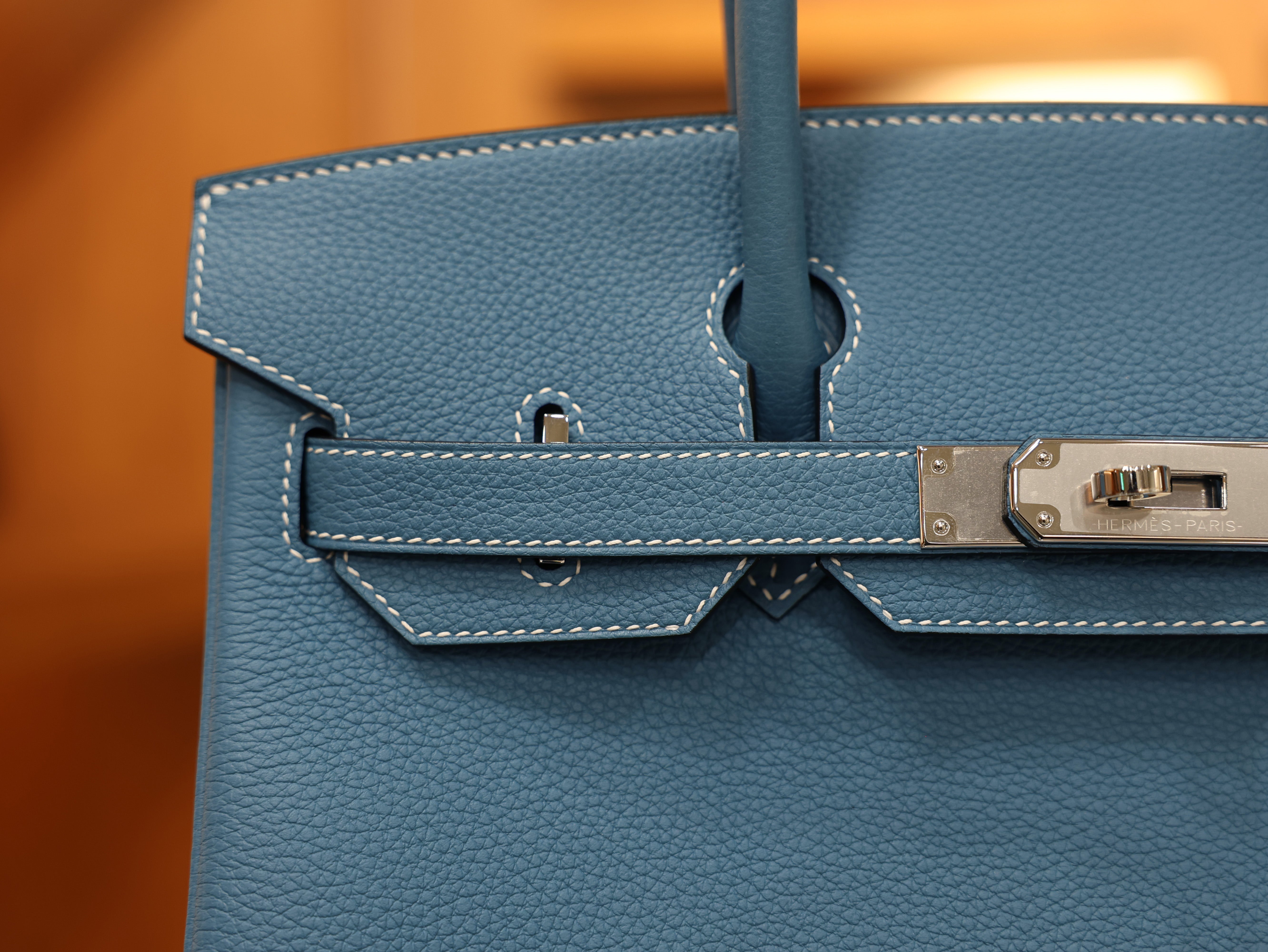 Birkin 30 togo blue jean PHW