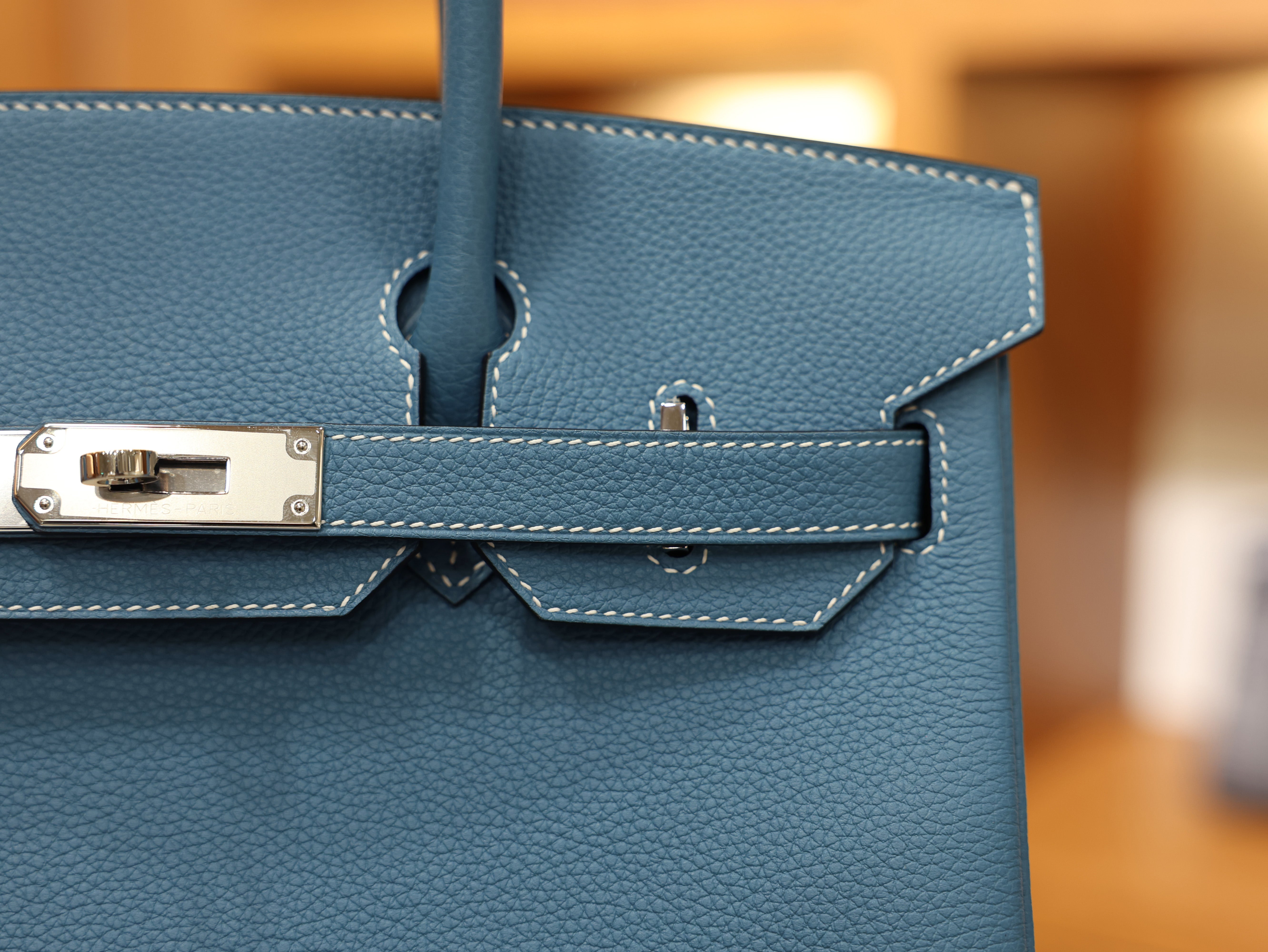 Birkin 30 togo blue jean PHW