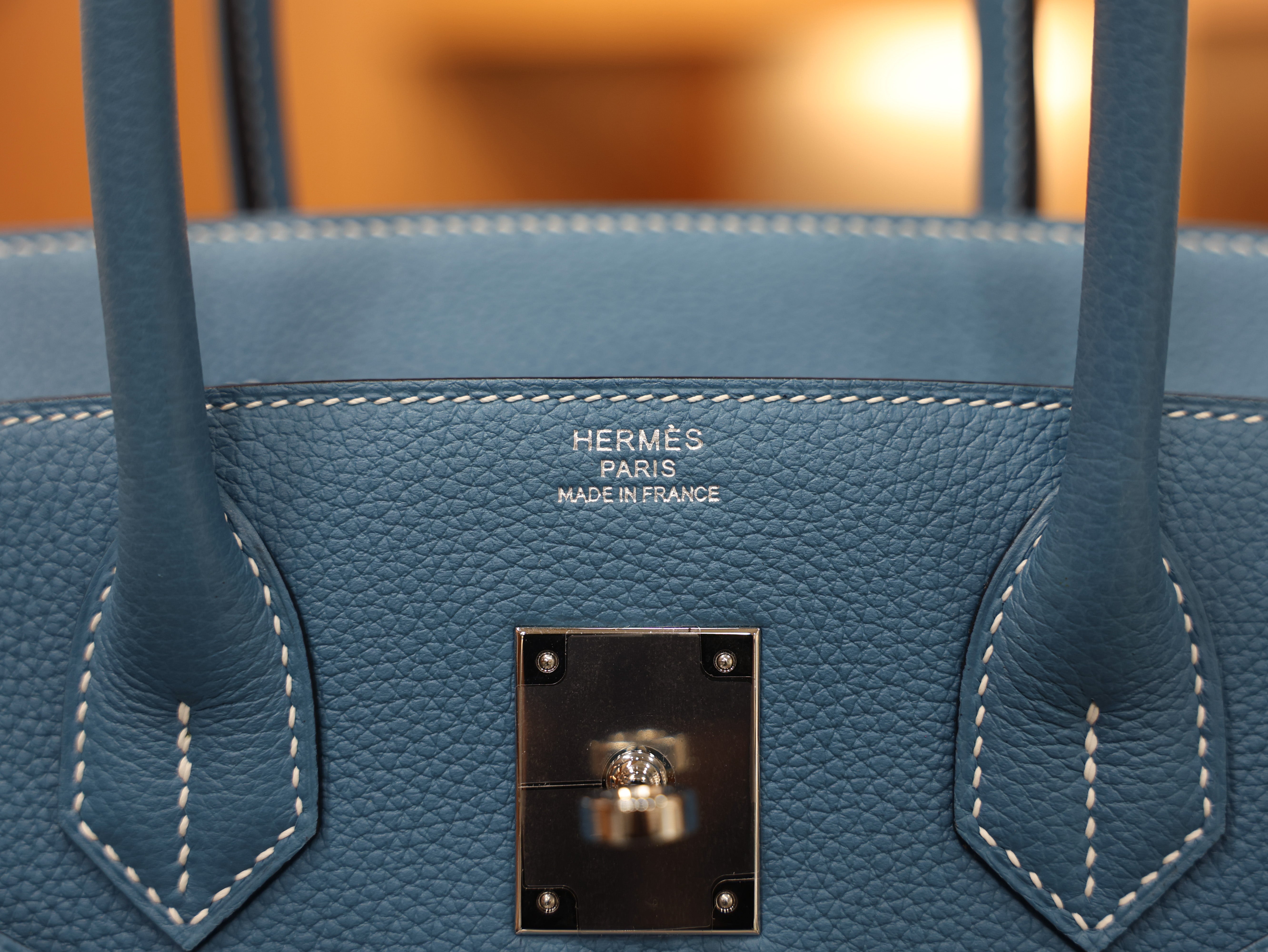 Birkin 30 togo blue jean PHW