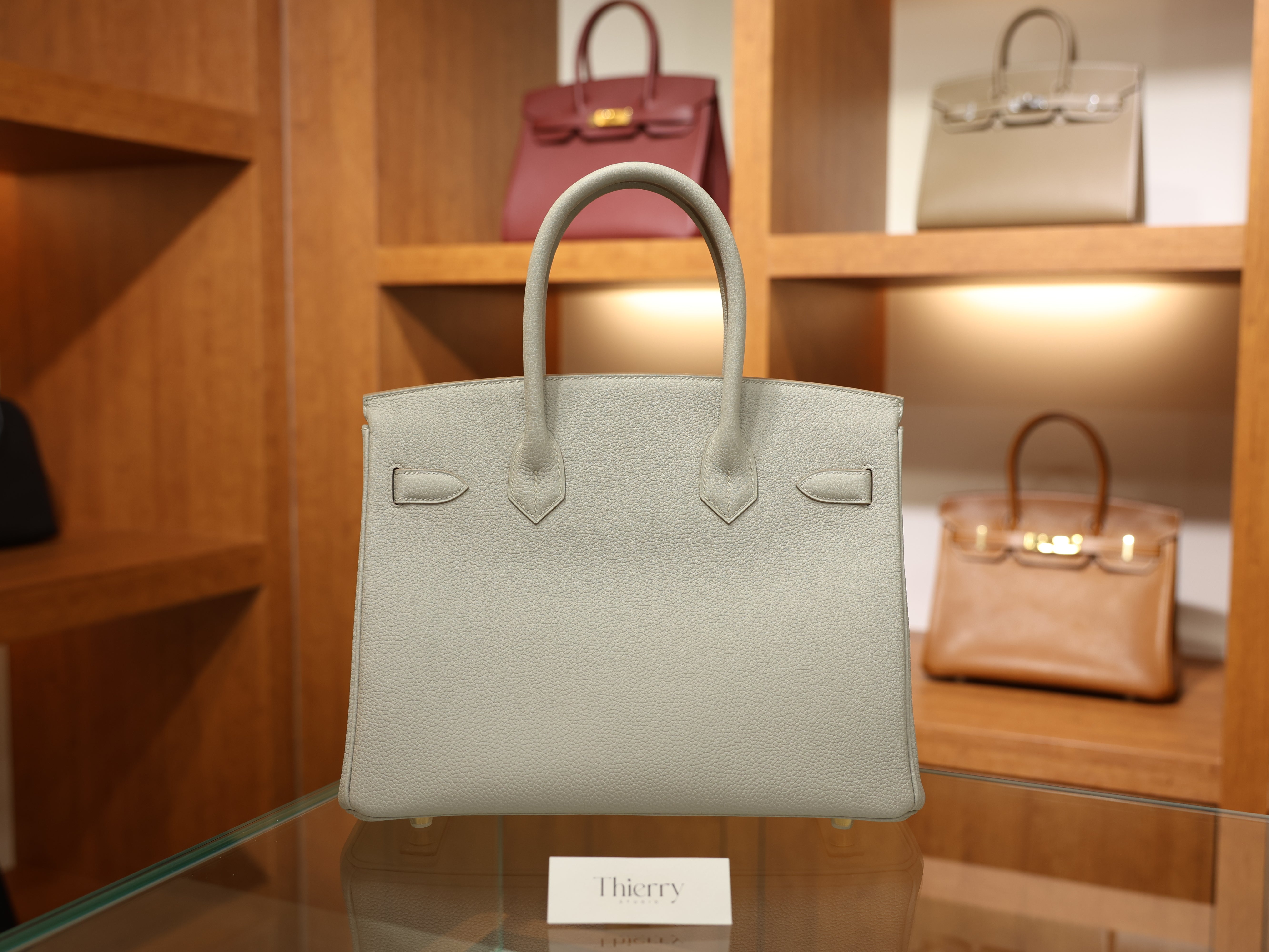 Birkin 30 togo gris perle GHW