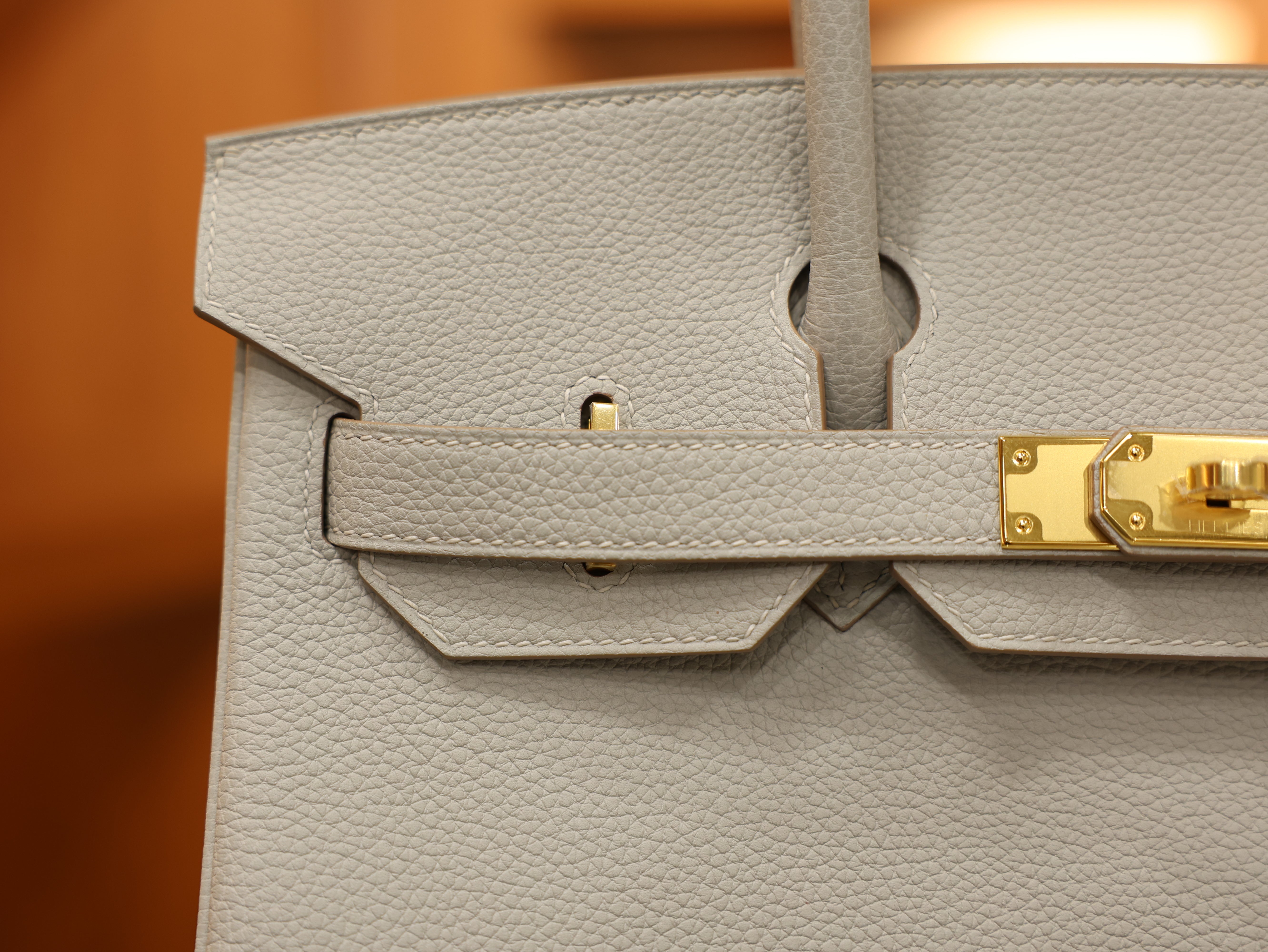 Birkin 30 togo gris perle GHW